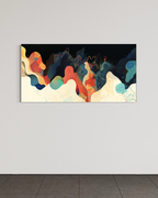 La formación de las olas · 140 × 70 cm