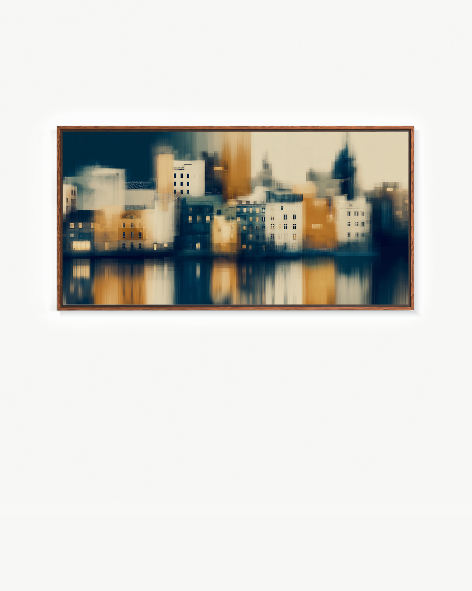 Ciudad al frente · 140 × 70 cm