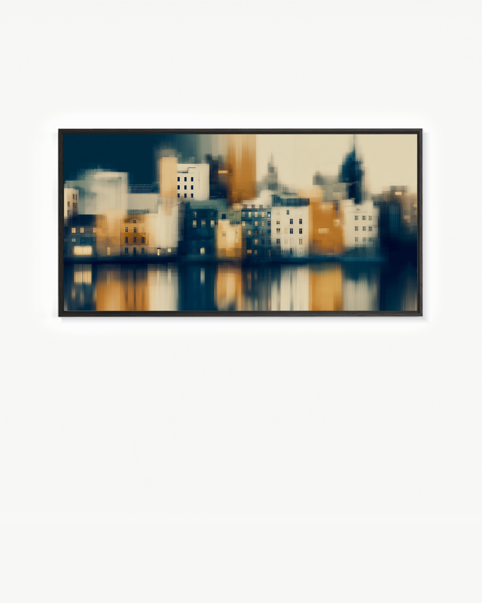 Ciudad al frente · 140 × 70 cm