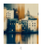 Ciudad al frente · 140 × 70 cm