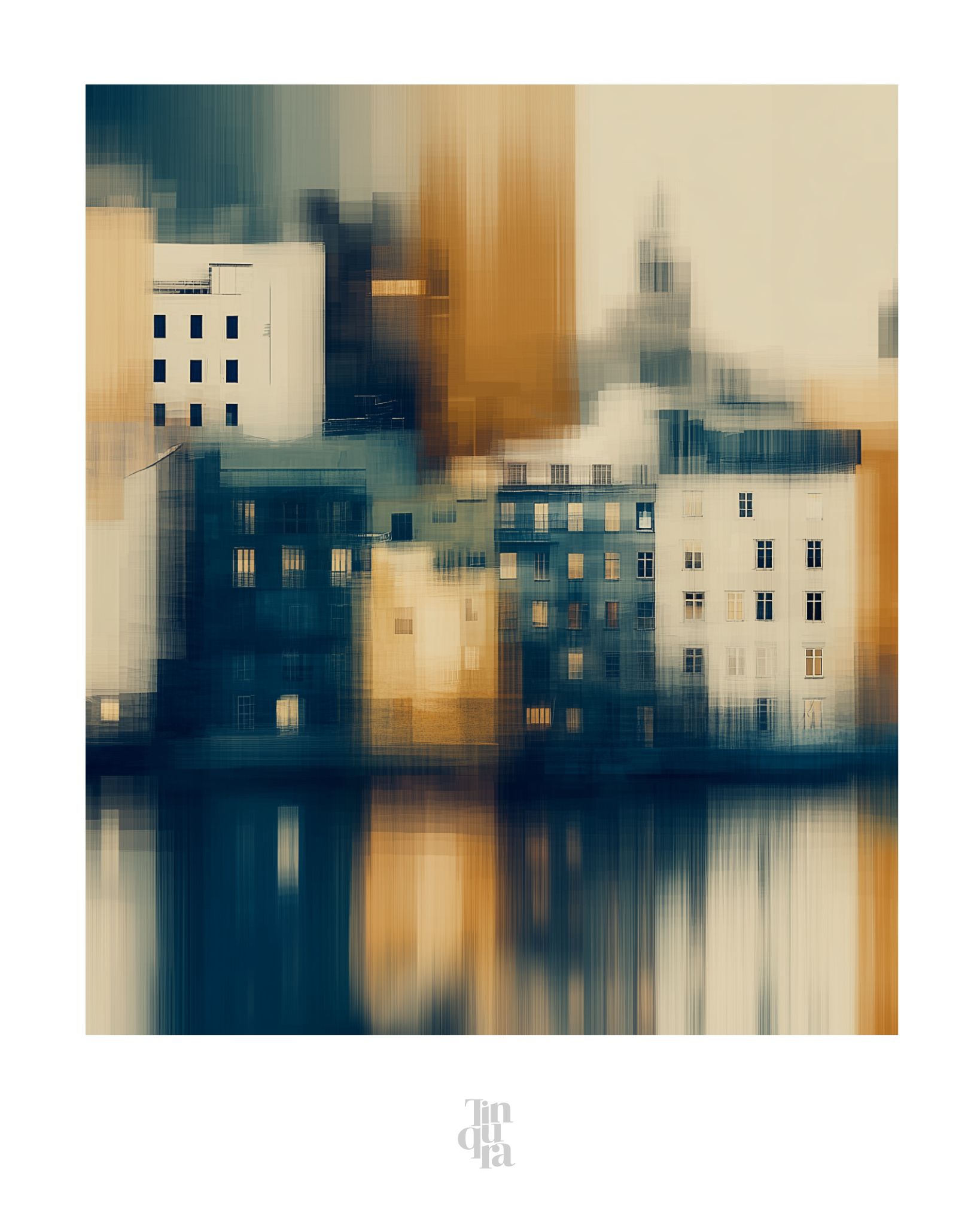 Ciudad al frente · 140 × 70 cm