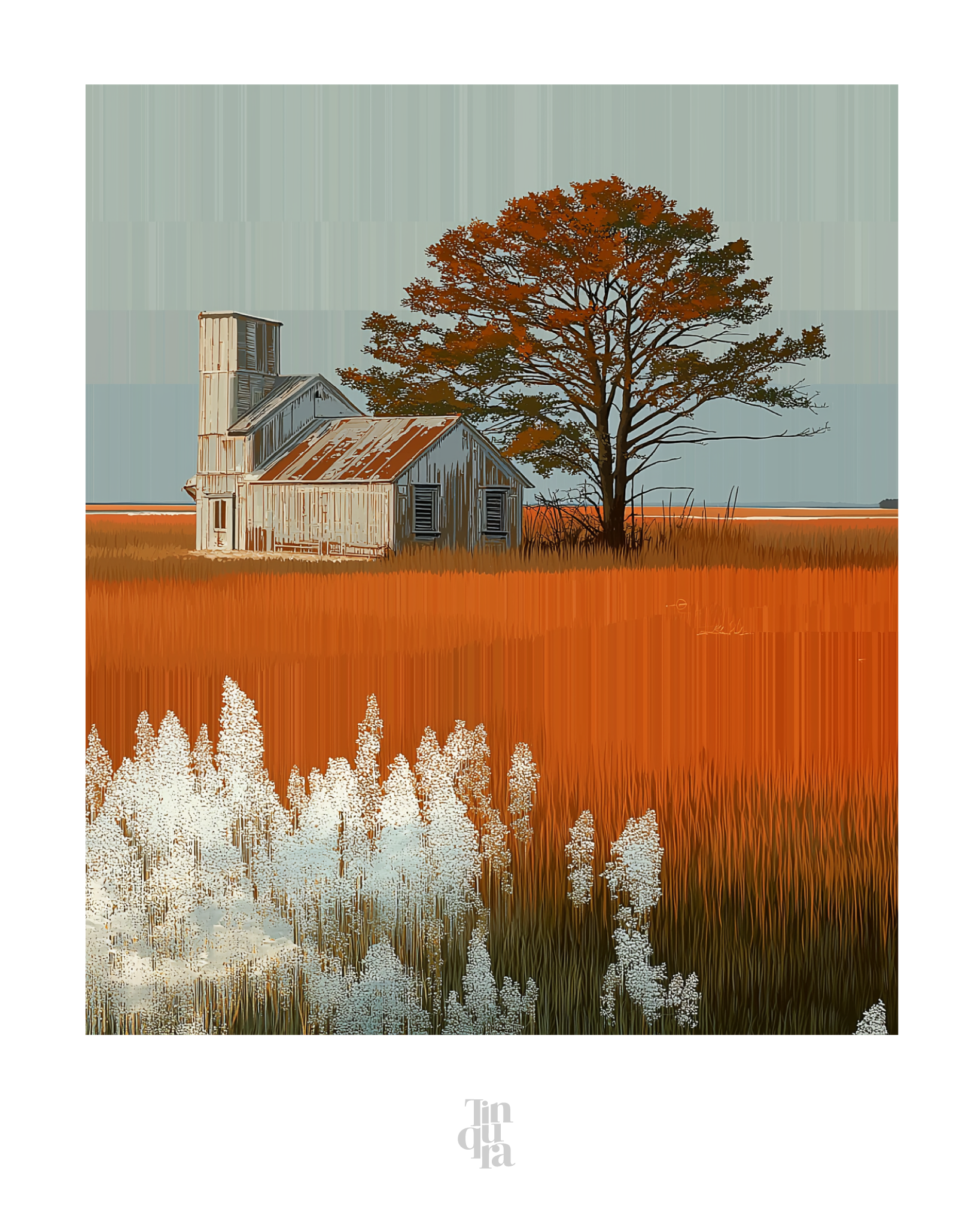 La quietud del otoño · 140 × 70 cm
