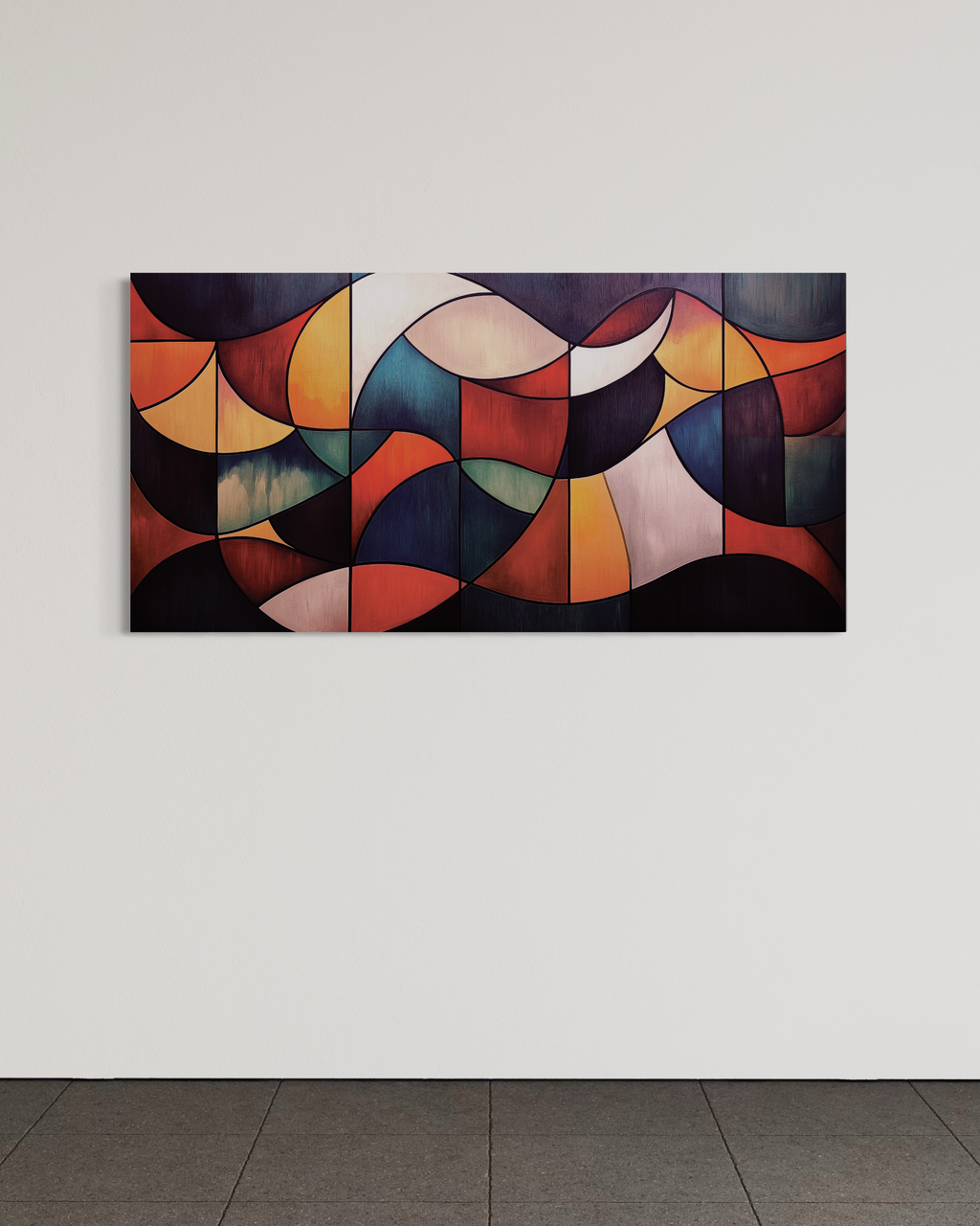 La recomposición del vitral · 140 × 70 cm
