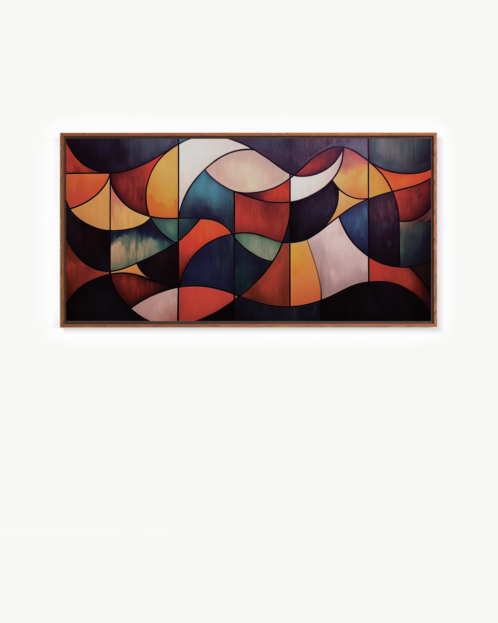 La recomposición del vitral · 140 × 70 cm