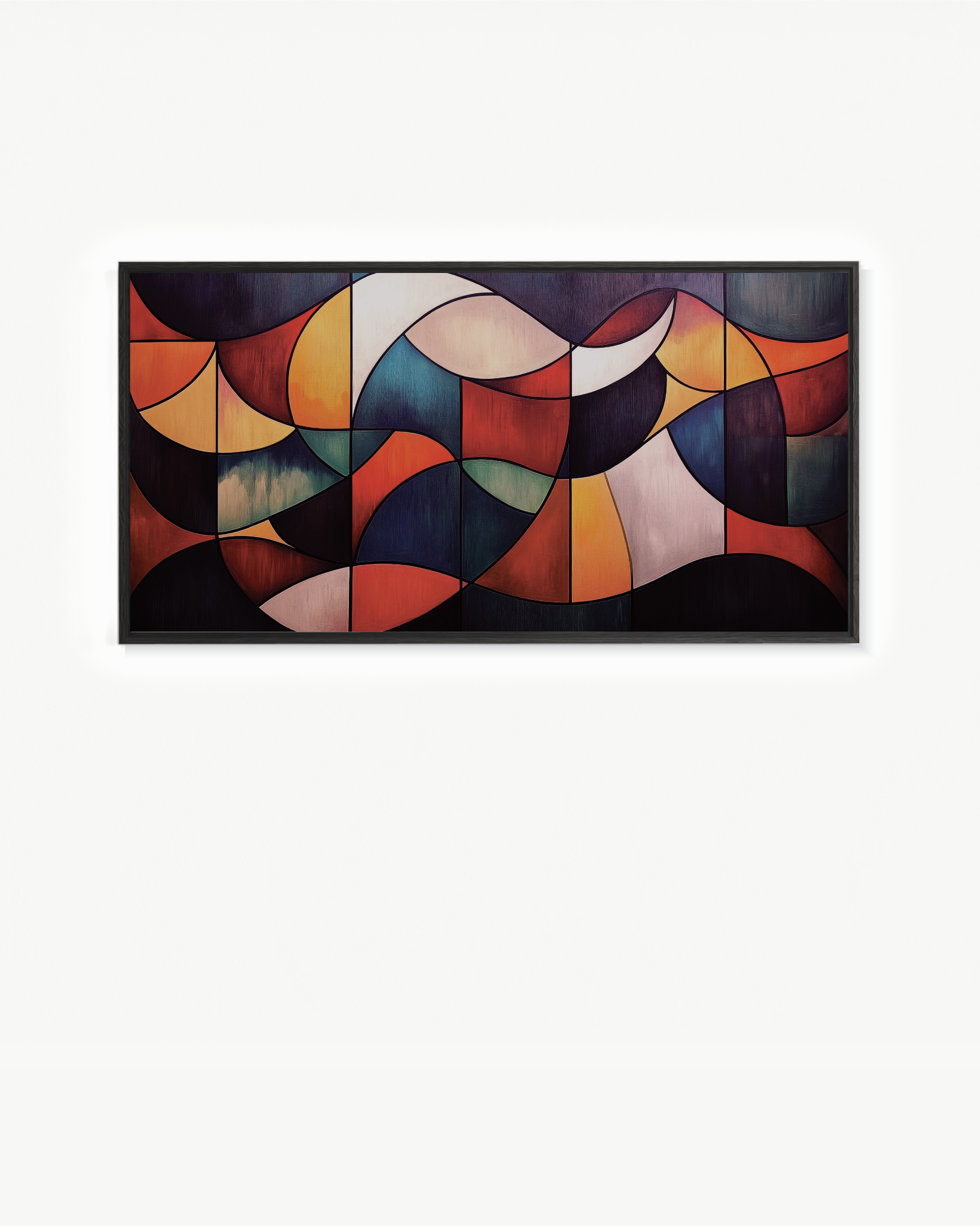 La recomposición del vitral · 140 × 70 cm