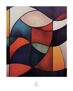 La recomposición del vitral · 140 × 70 cm