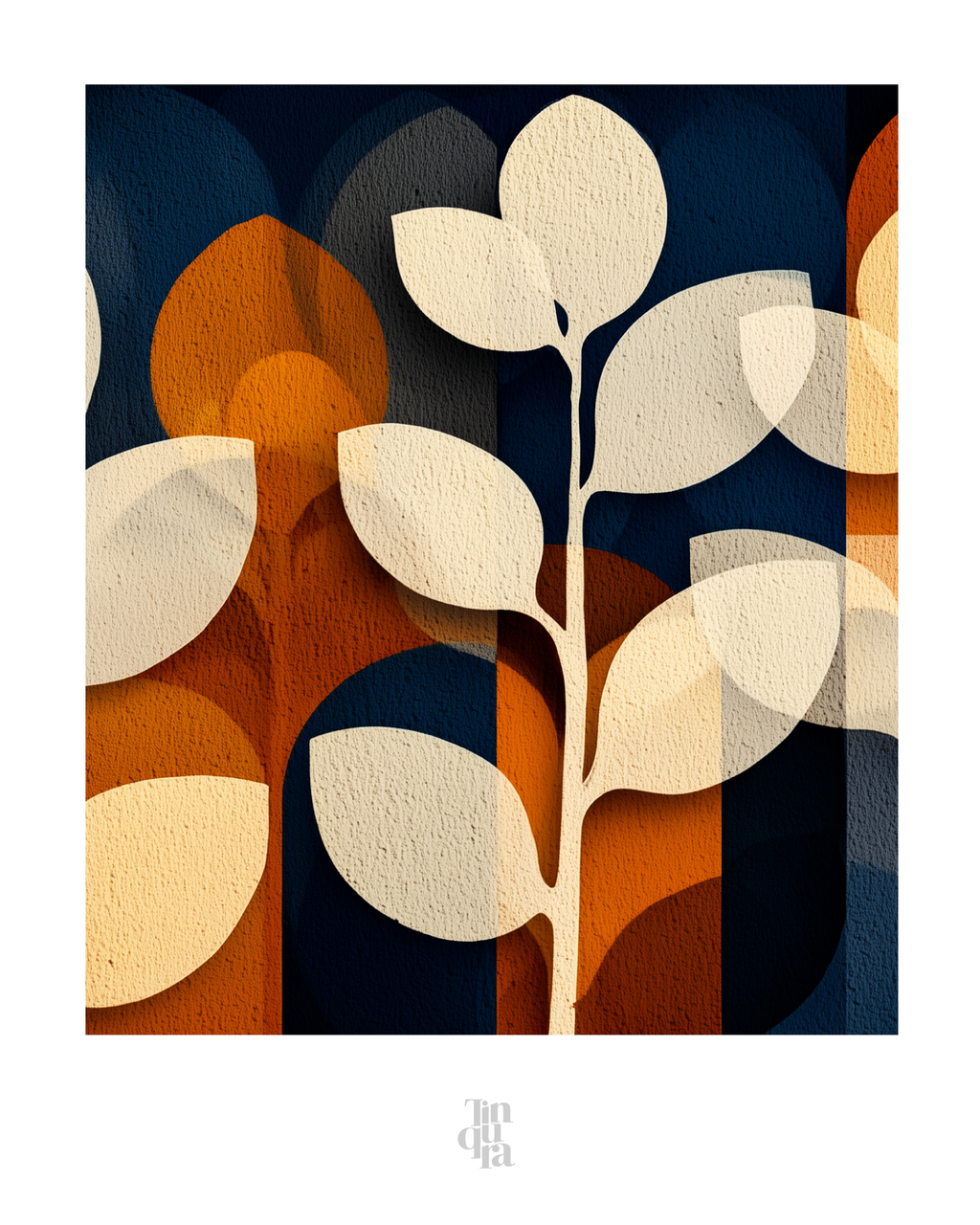 Vegetación blanca · 140 × 70 cm