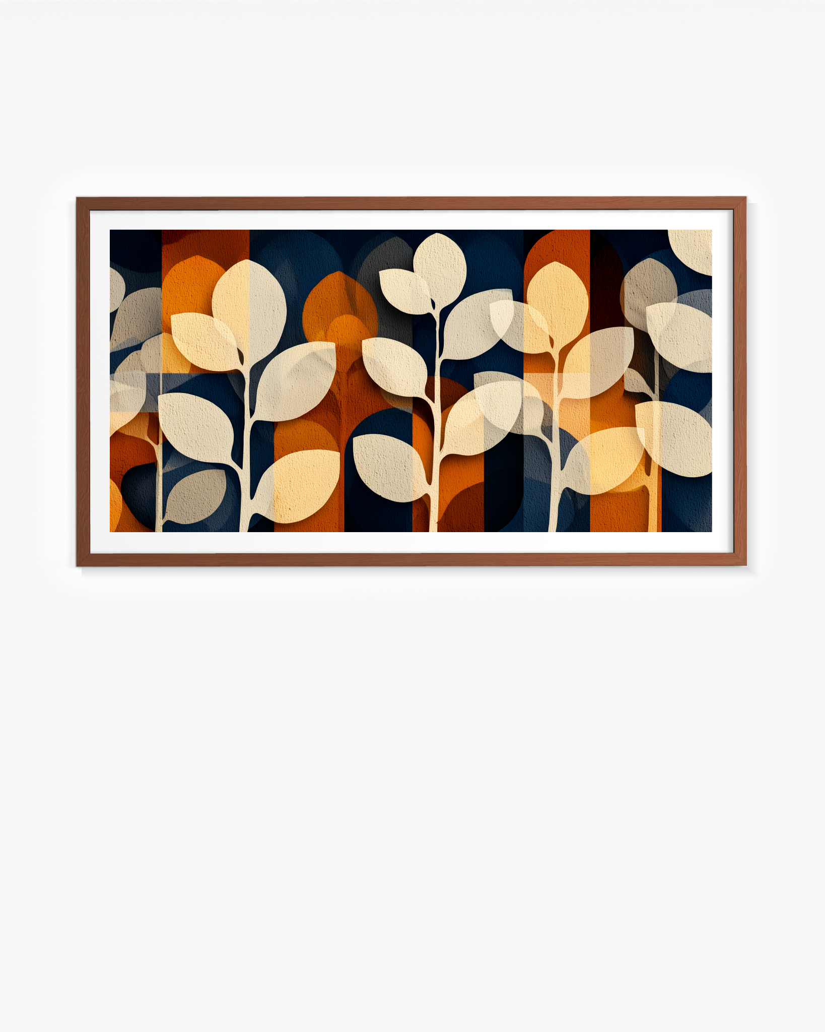 Vegetación blanca · 140 × 70 cm