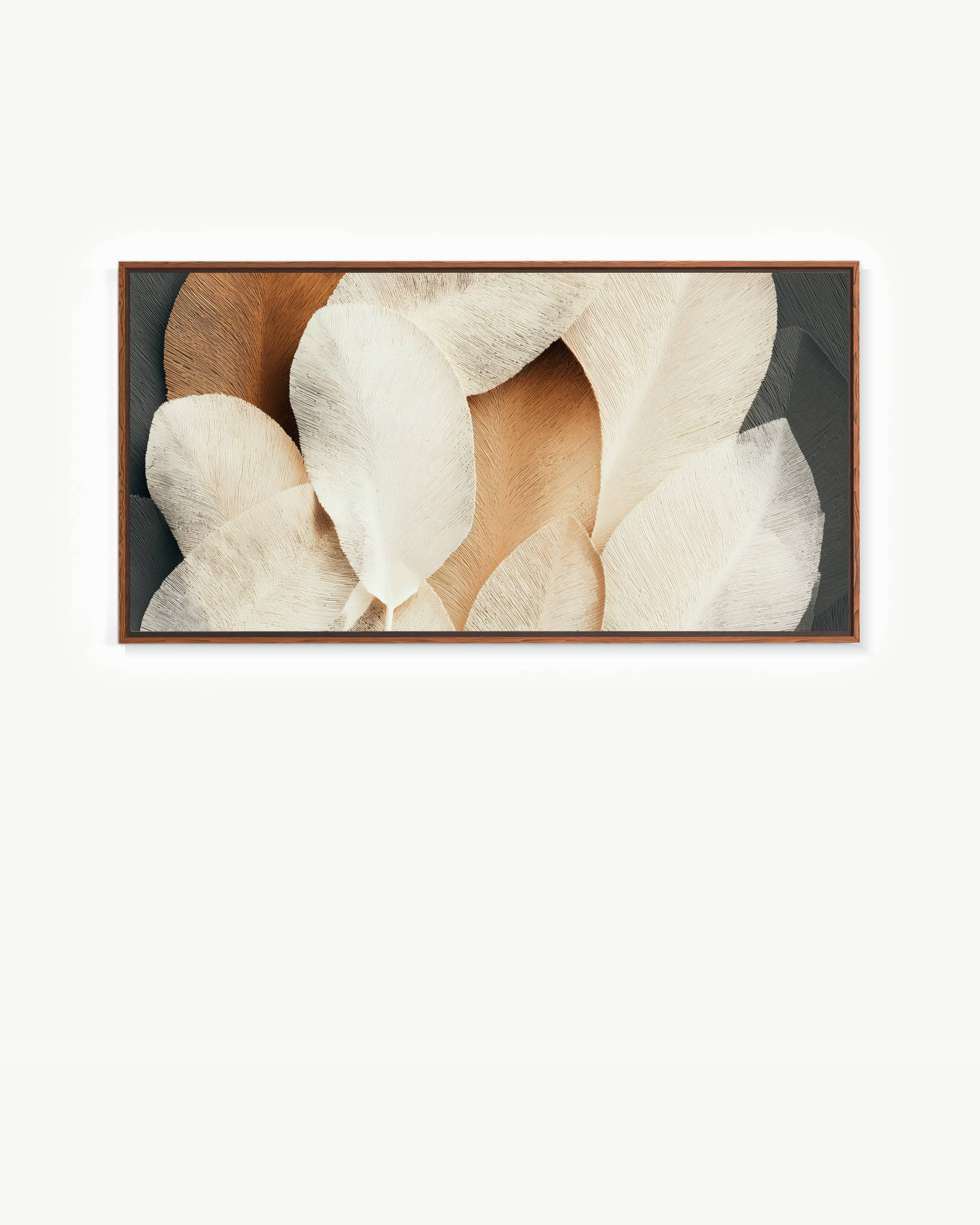 La suavidad de las hojas · 140 × 70 cm