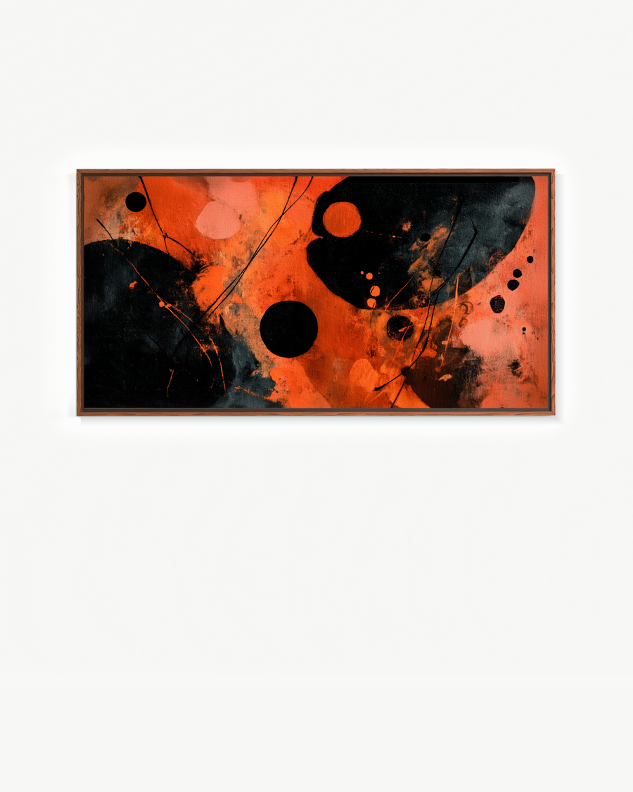 Materia en colisión · 140 × 70 cm
