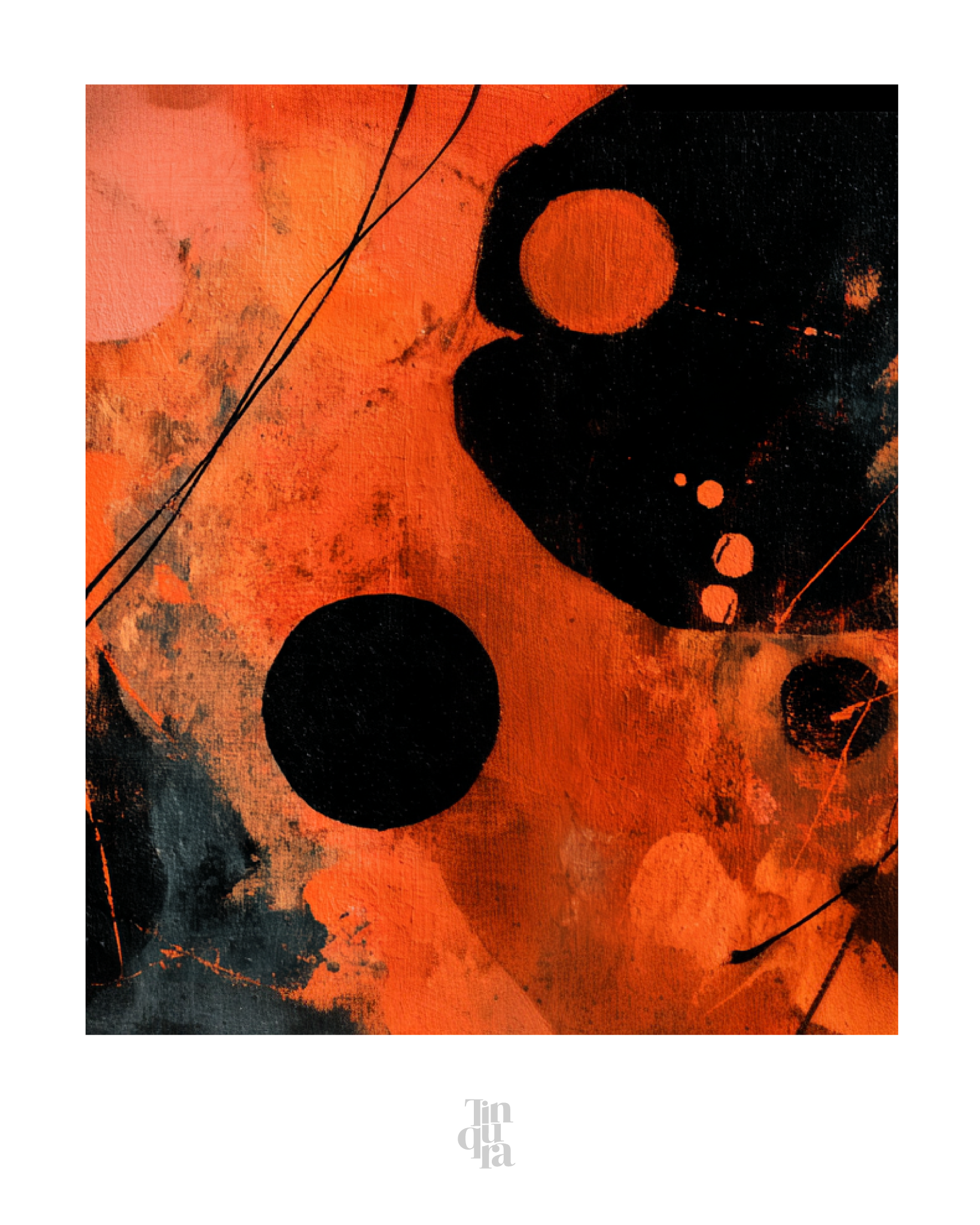 Materia en colisión · 140 × 70 cm
