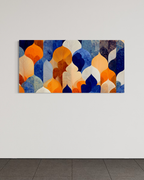 La secuencia de las hojas · 140 × 70 cm