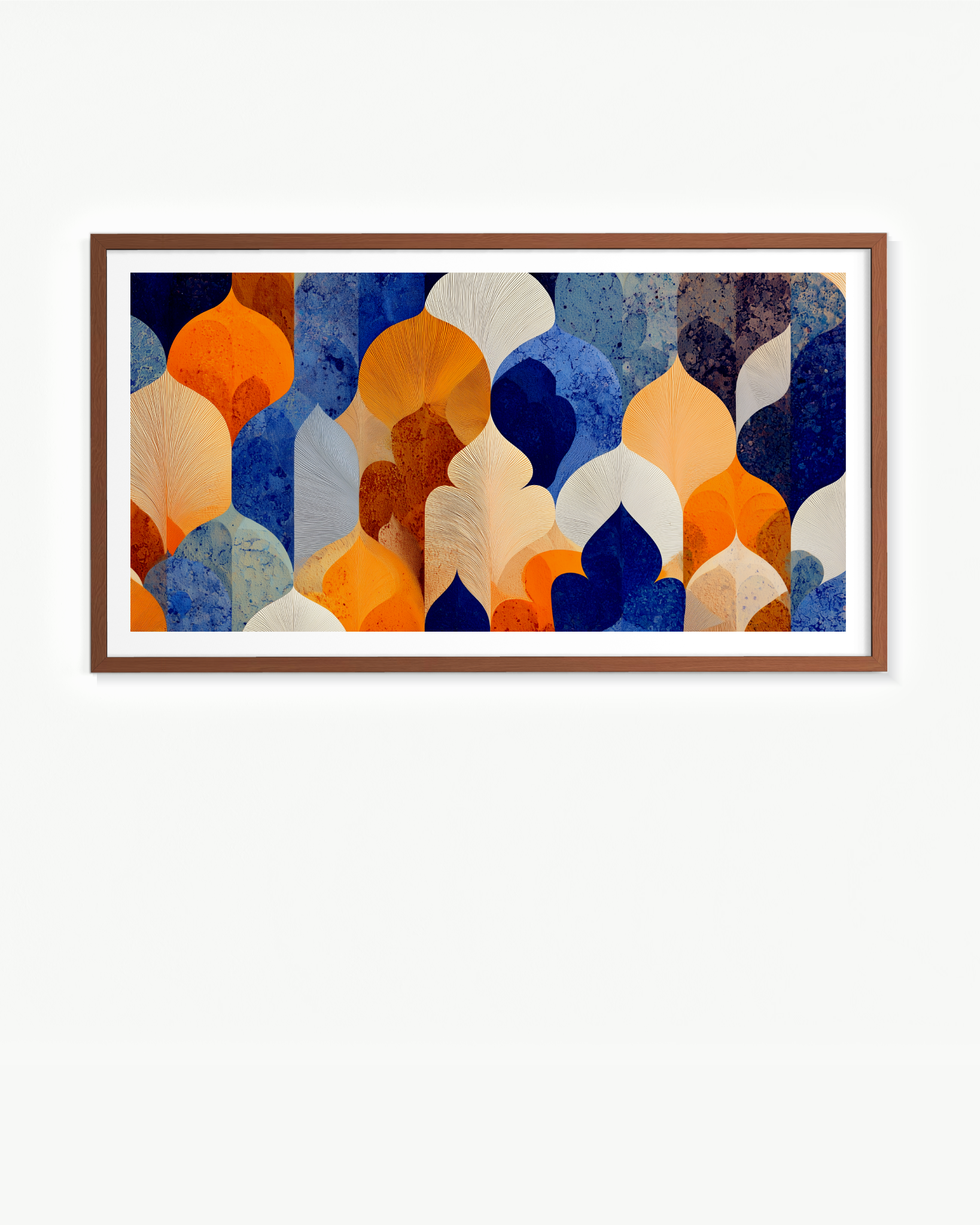 La secuencia de las hojas · 140 × 70 cm