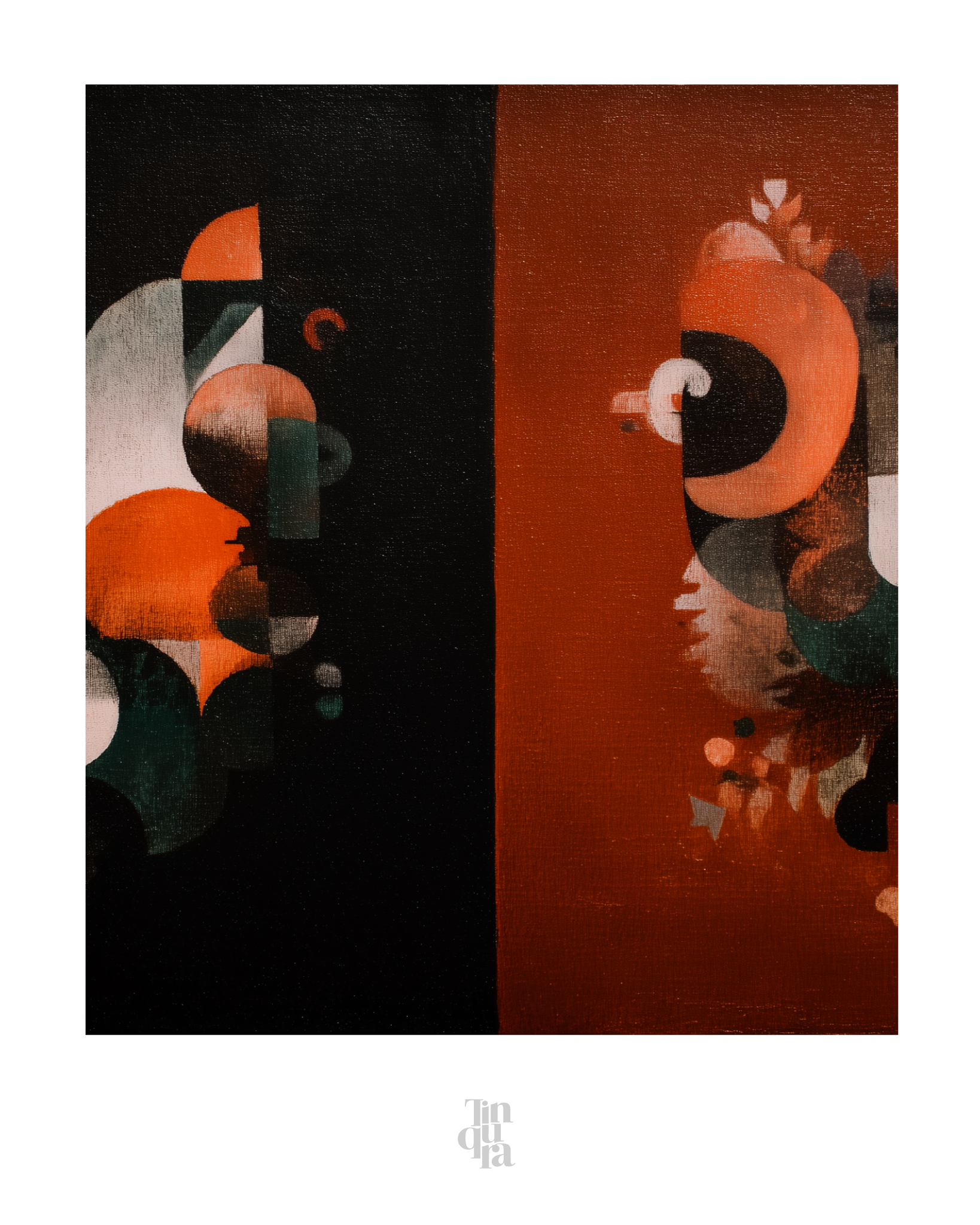 La doble personalidad del gallo · 140 × 70 cm