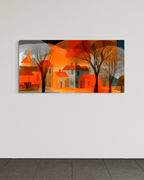 Barrio rojo · 140 × 70 cm