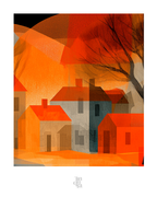 Barrio rojo · 140 × 70 cm