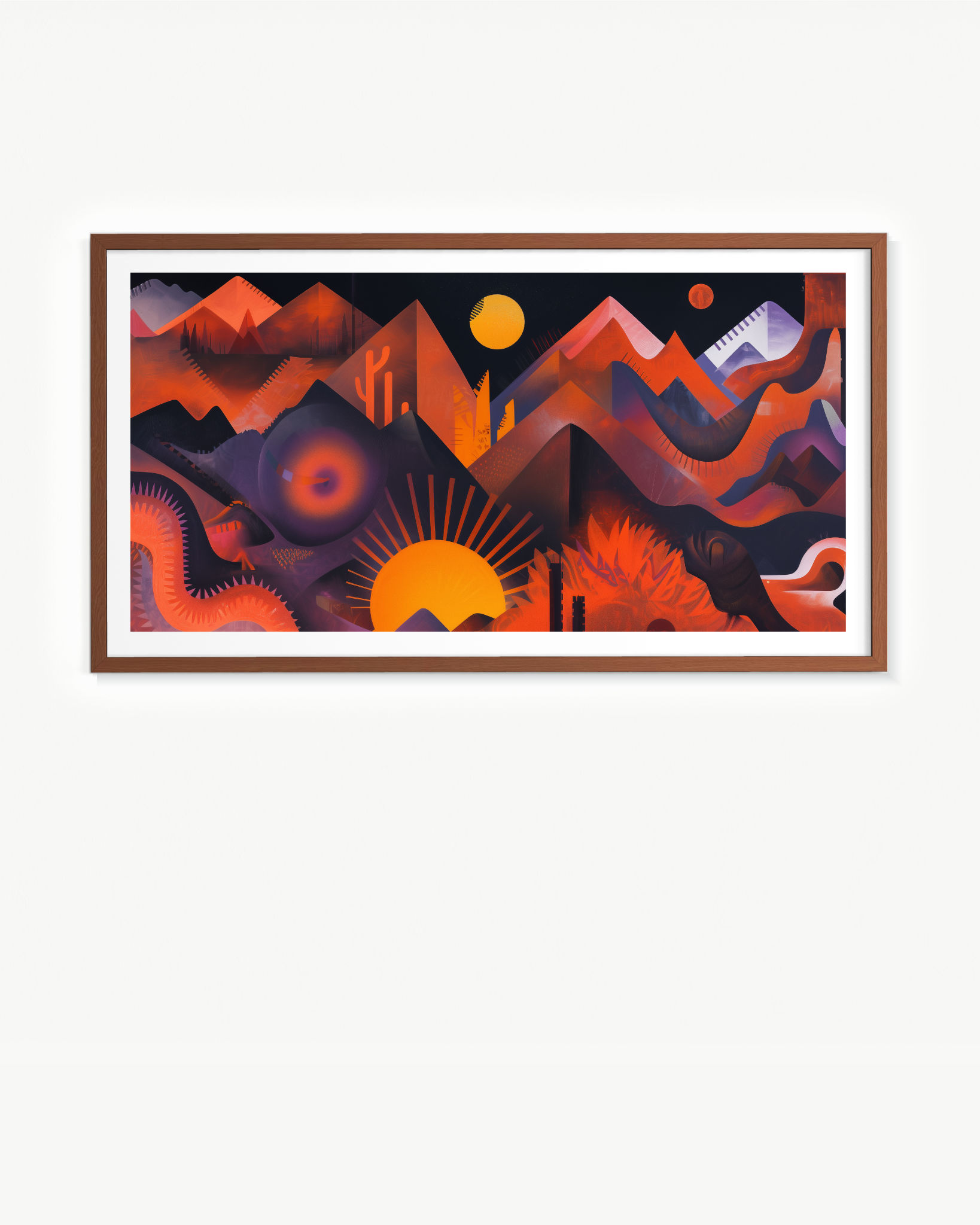 Dioses y montañas · 140 × 70 cm