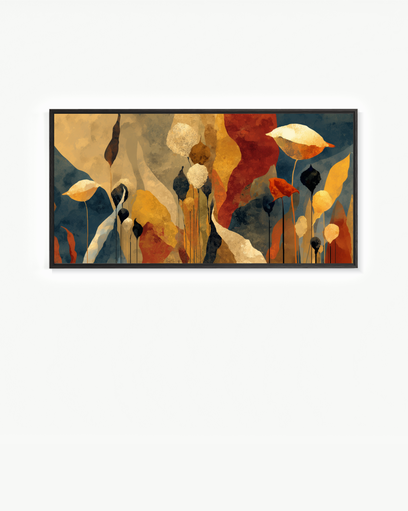 Algas en la tierra · 140 × 70 cm
