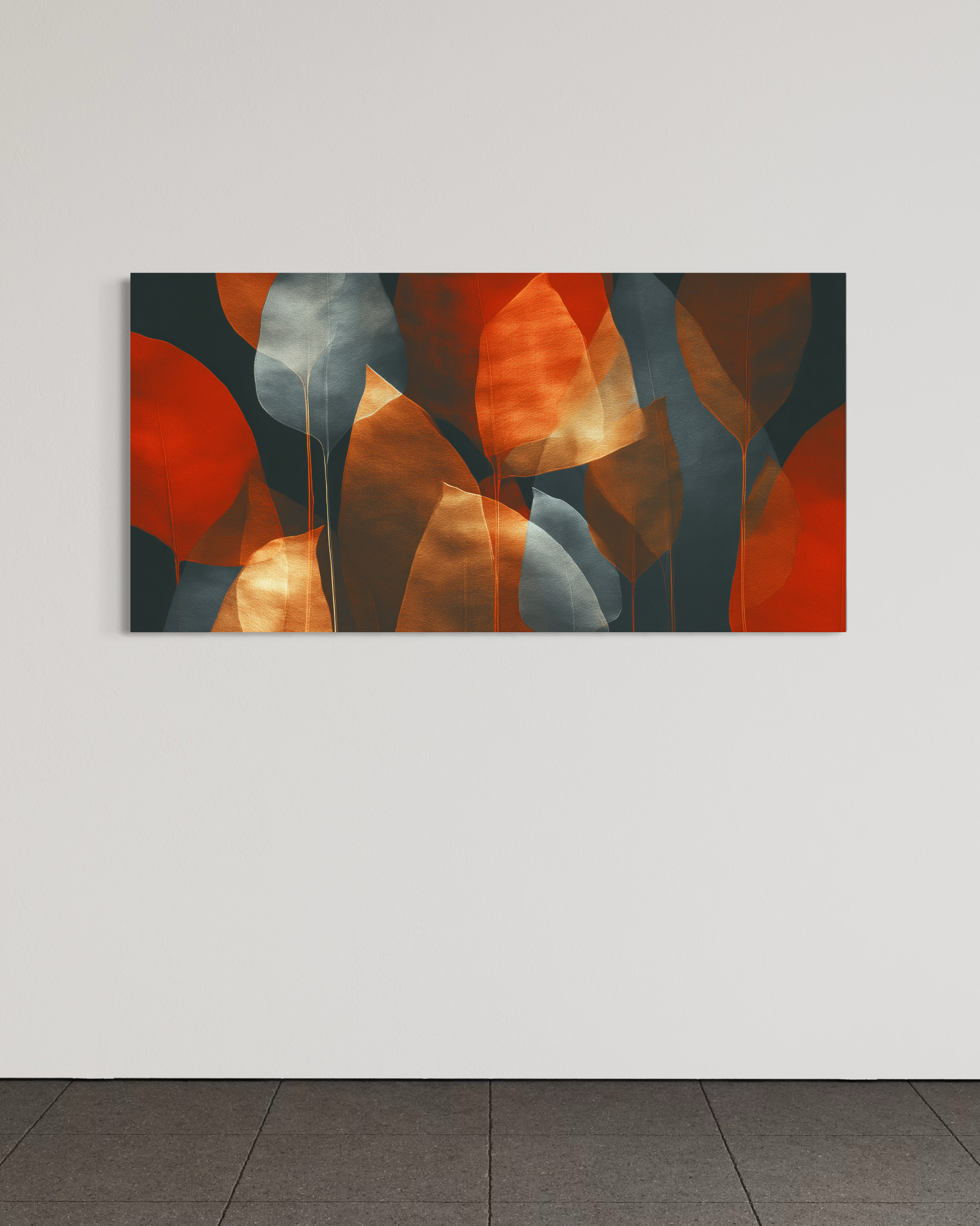 Profundidad transparente · 140 × 70 cm