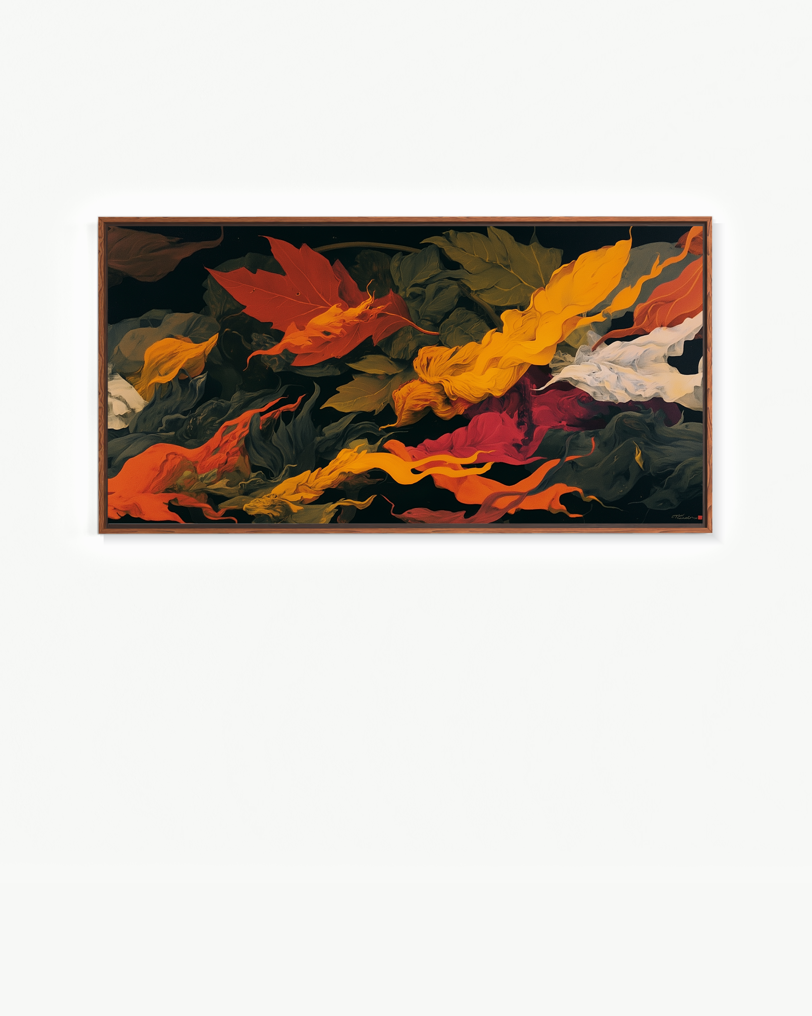 Río de otoño · 140 × 70 cm