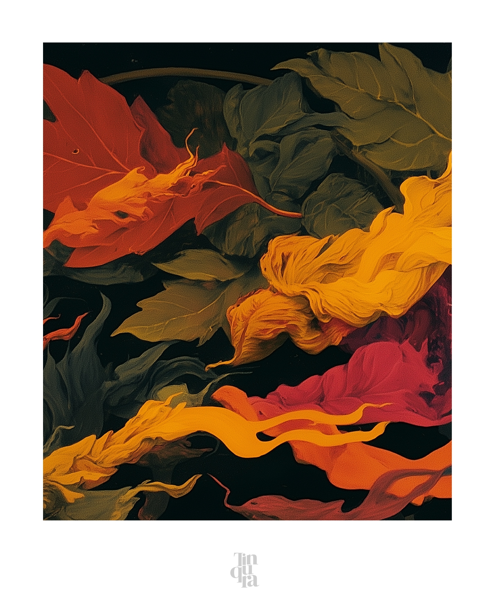 Río de otoño · 140 × 70 cm