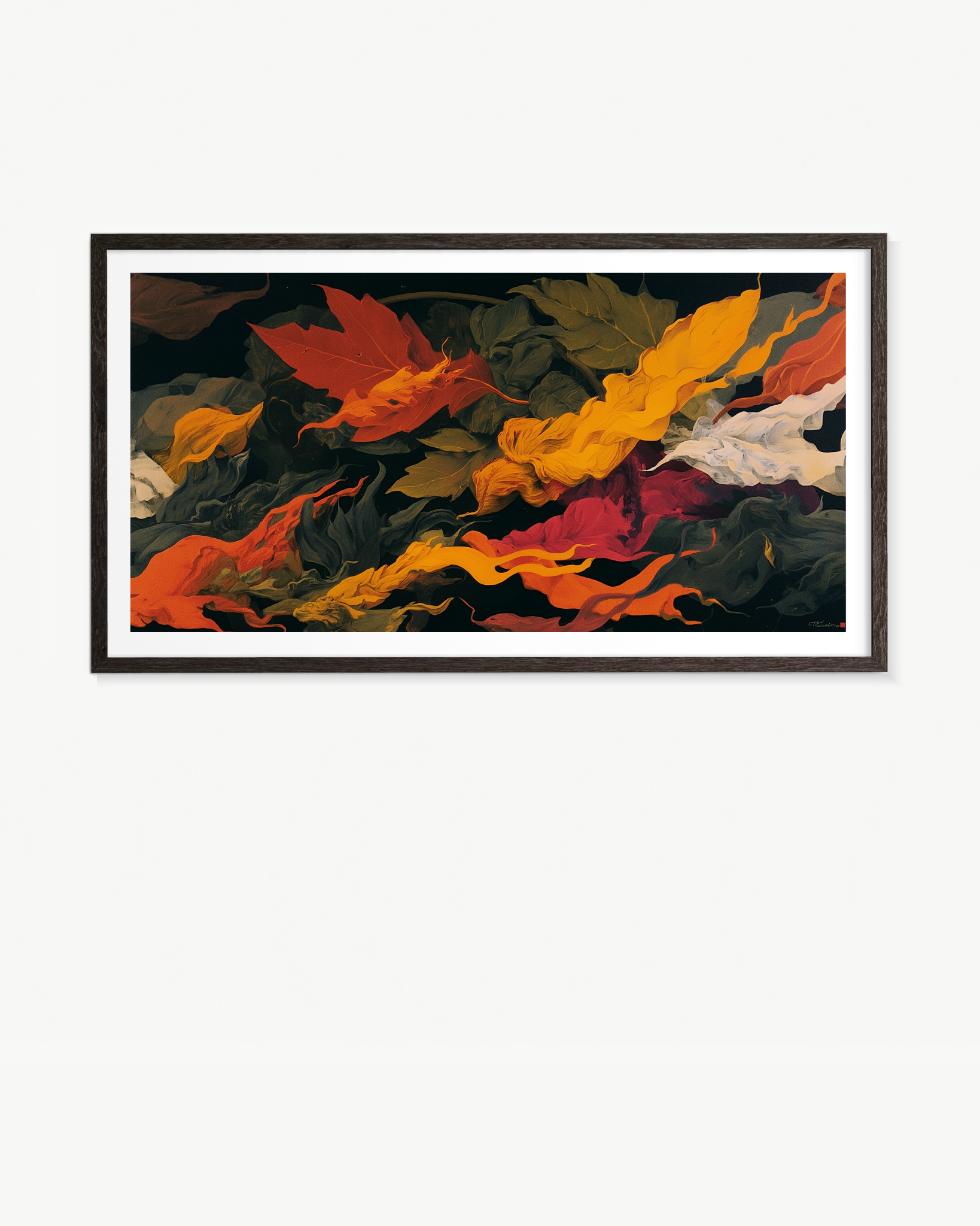 Río de otoño · 140 × 70 cm