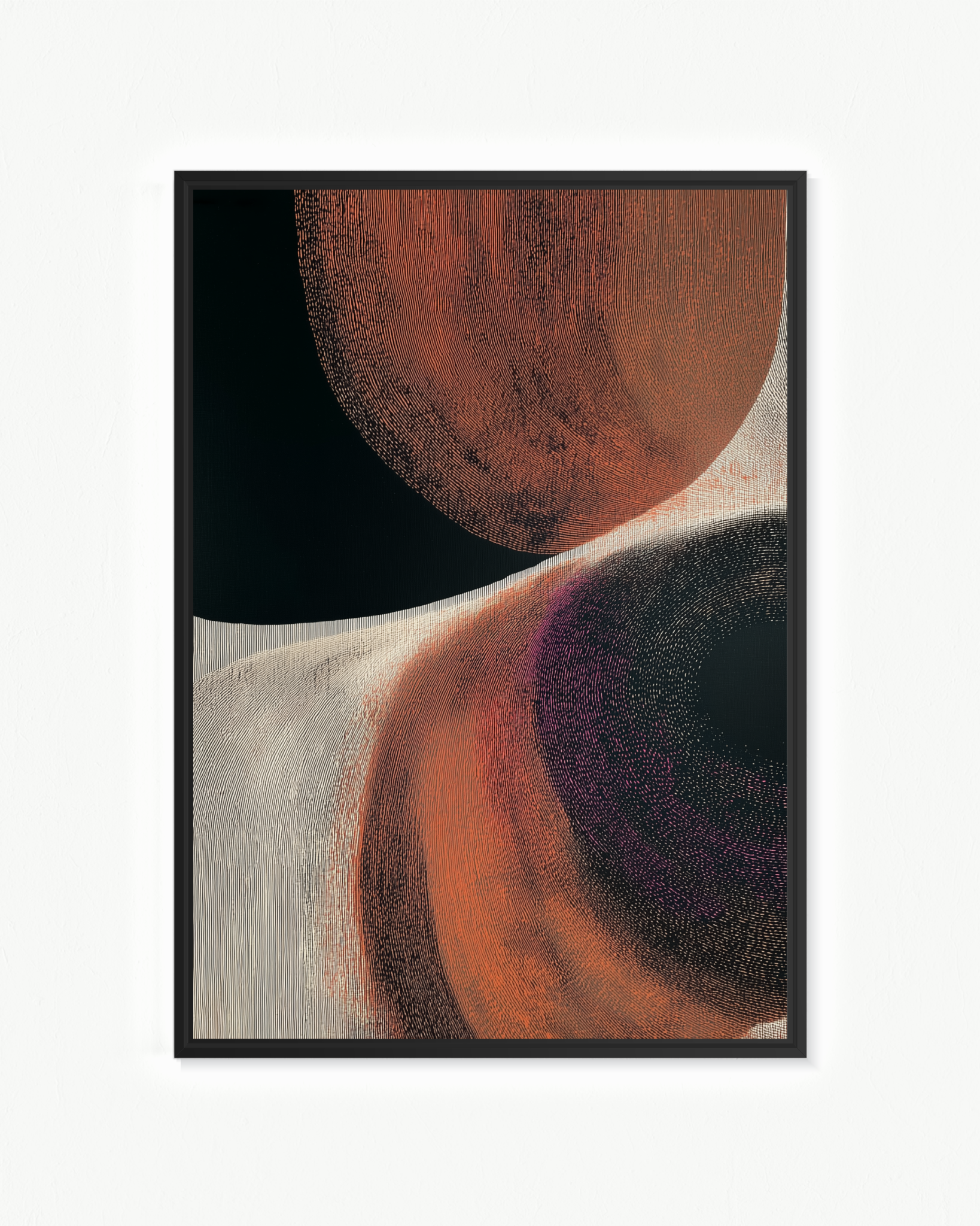 El encuentro · 70 × 100 cm