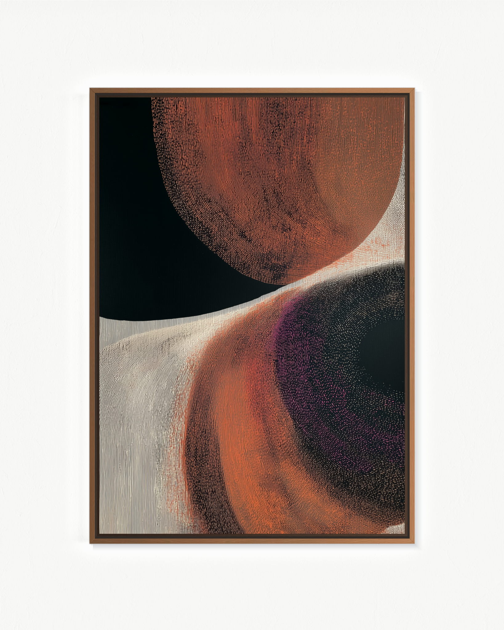 El encuentro · 70 × 100 cm