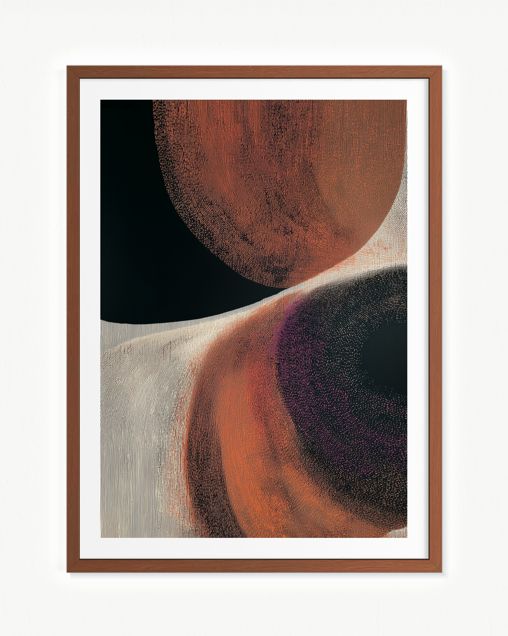 El encuentro · 70 × 100 cm