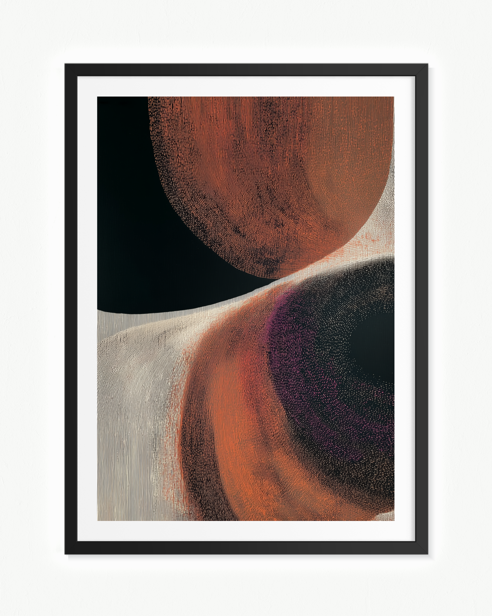 El encuentro · 70 × 100 cm
