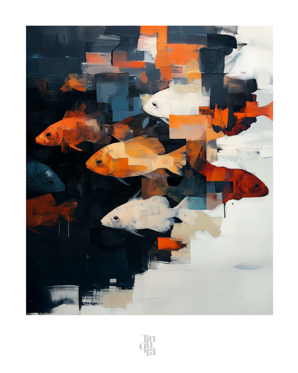 Pecera en bloques · 70 × 100 cm