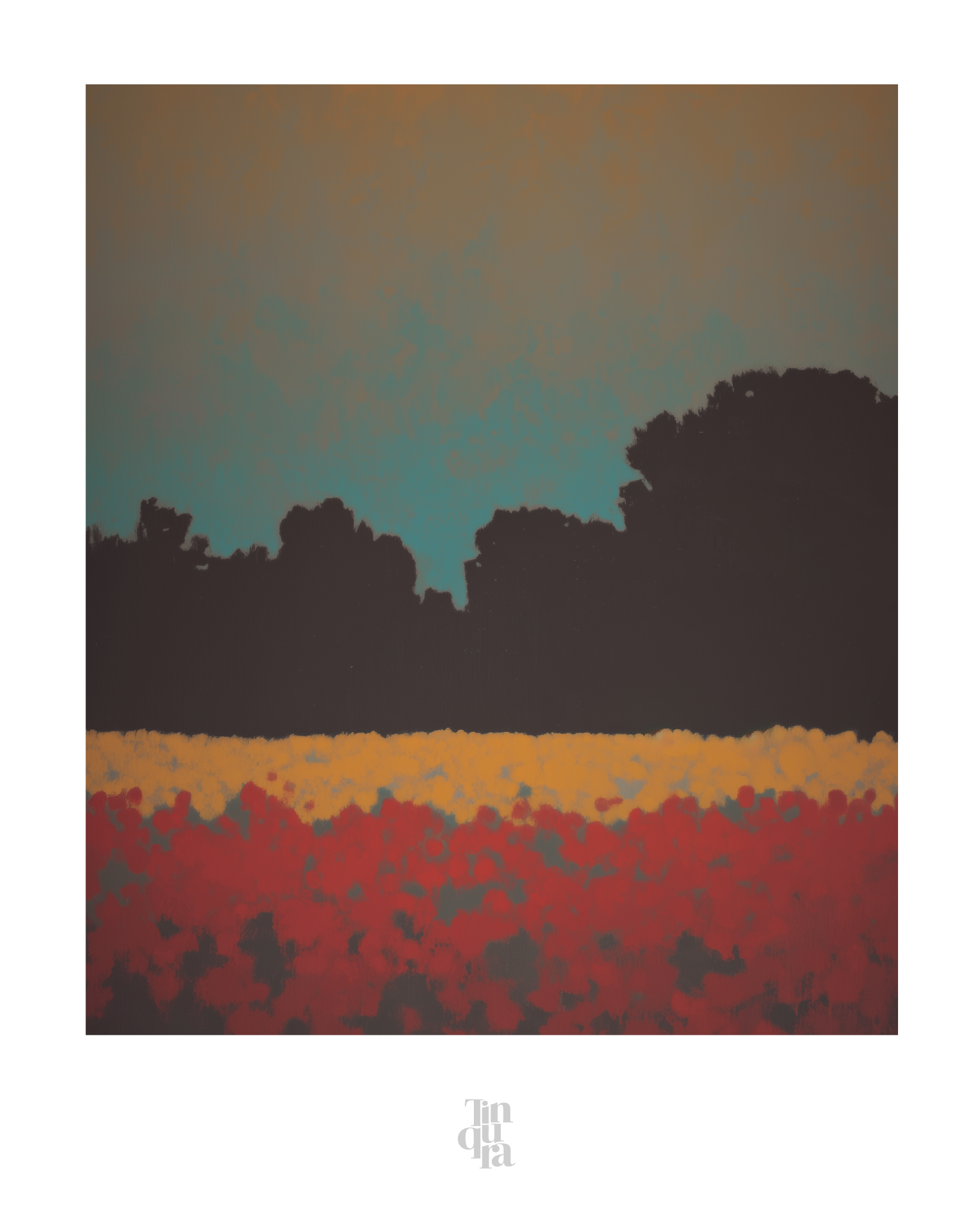 Campo dividido · 70 × 100 cm