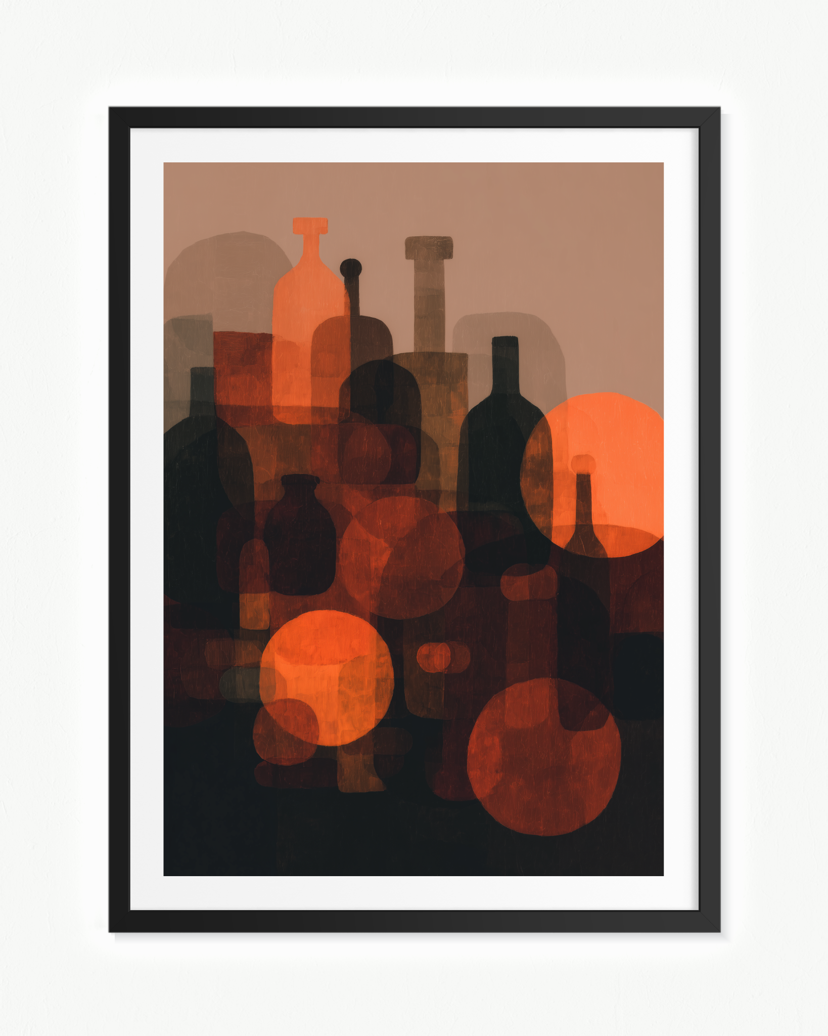 La óptica del exceso. — Paspartú Negro, 70 × 100 cm