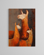 Guardianes de la puna · 70 × 100 cm