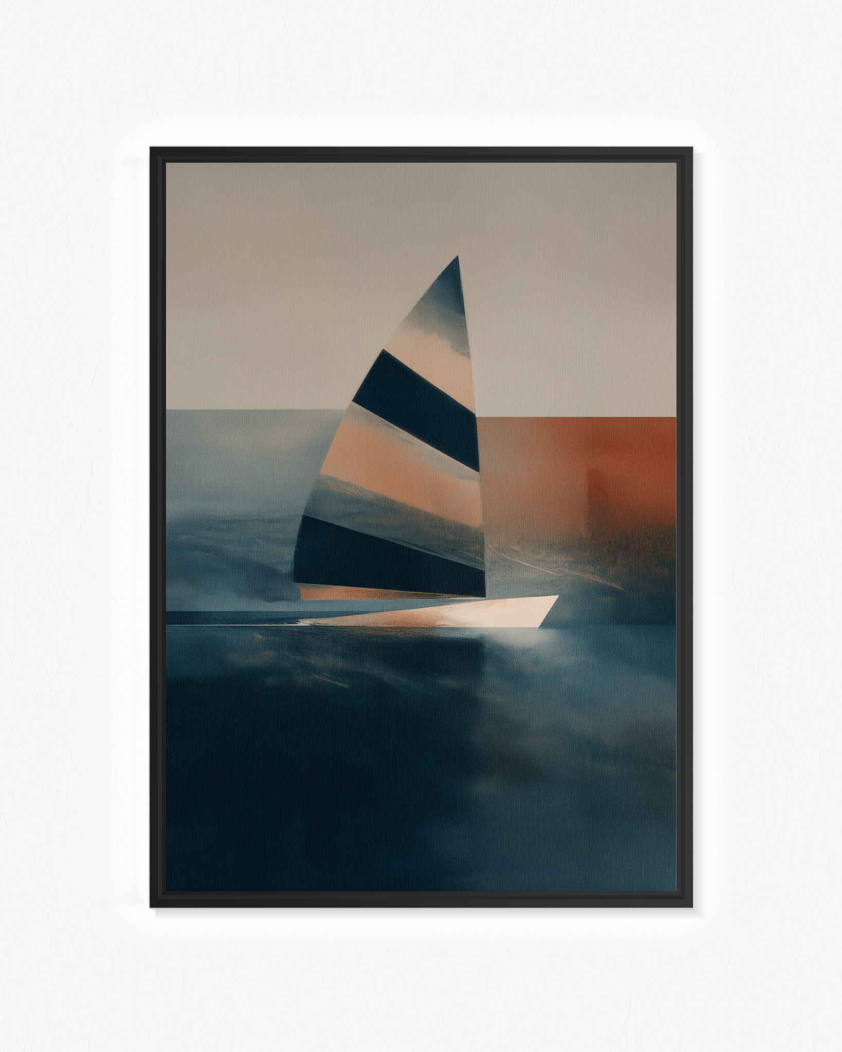 Navegación en calma · 70 × 100 cm