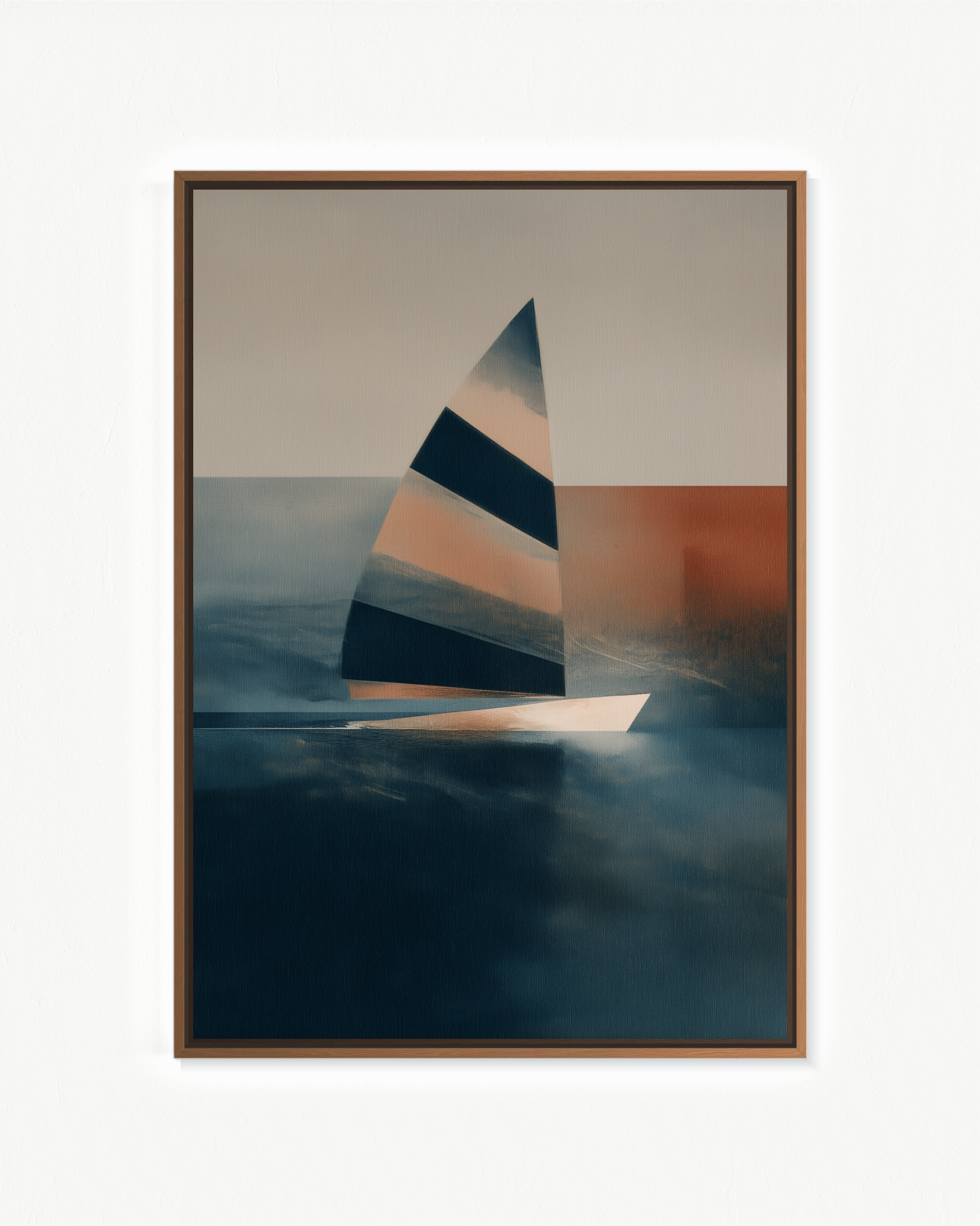 Navegación en calma · 70 × 100 cm