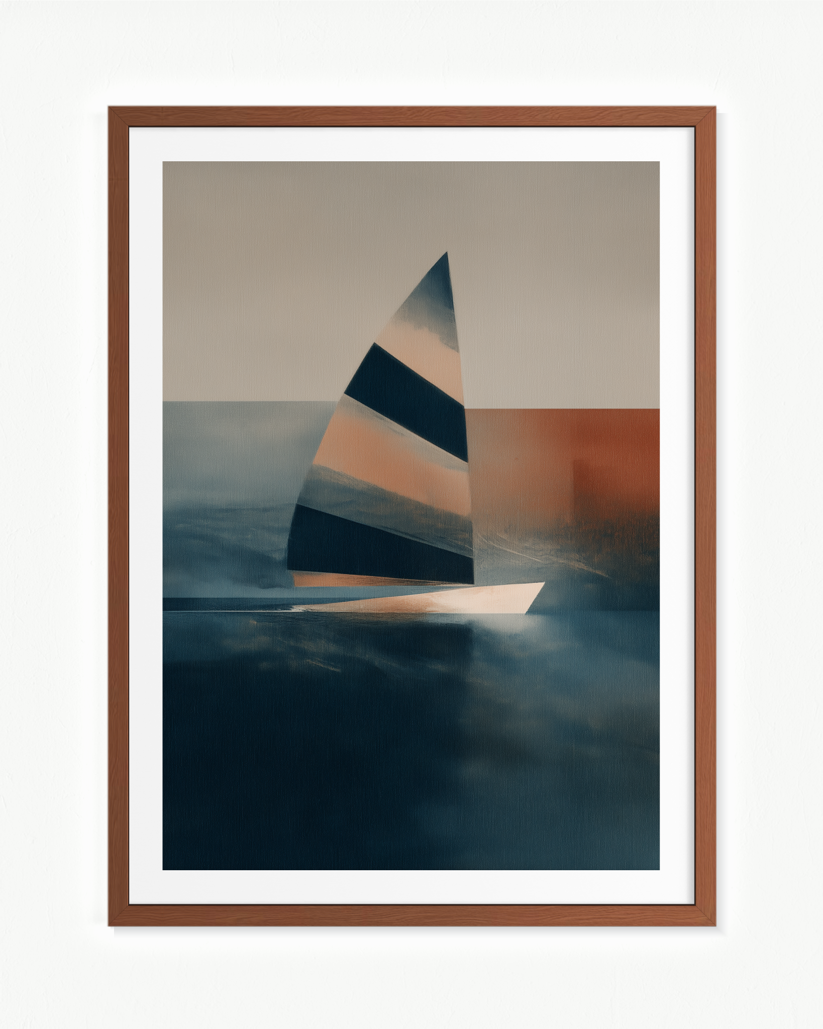 Navegación en calma · 70 × 100 cm