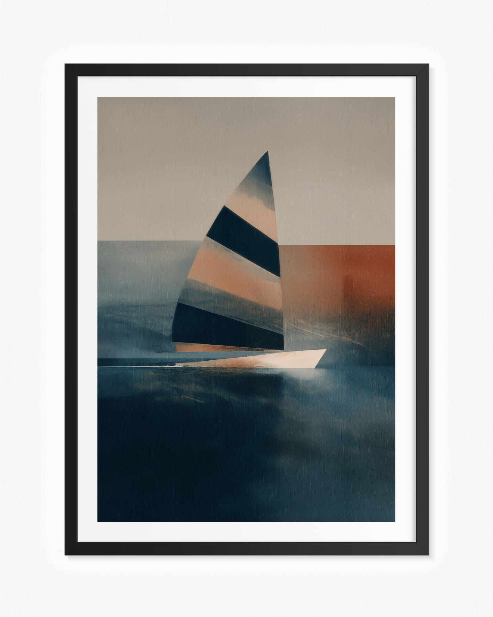 Navegación en calma · 70 × 100 cm