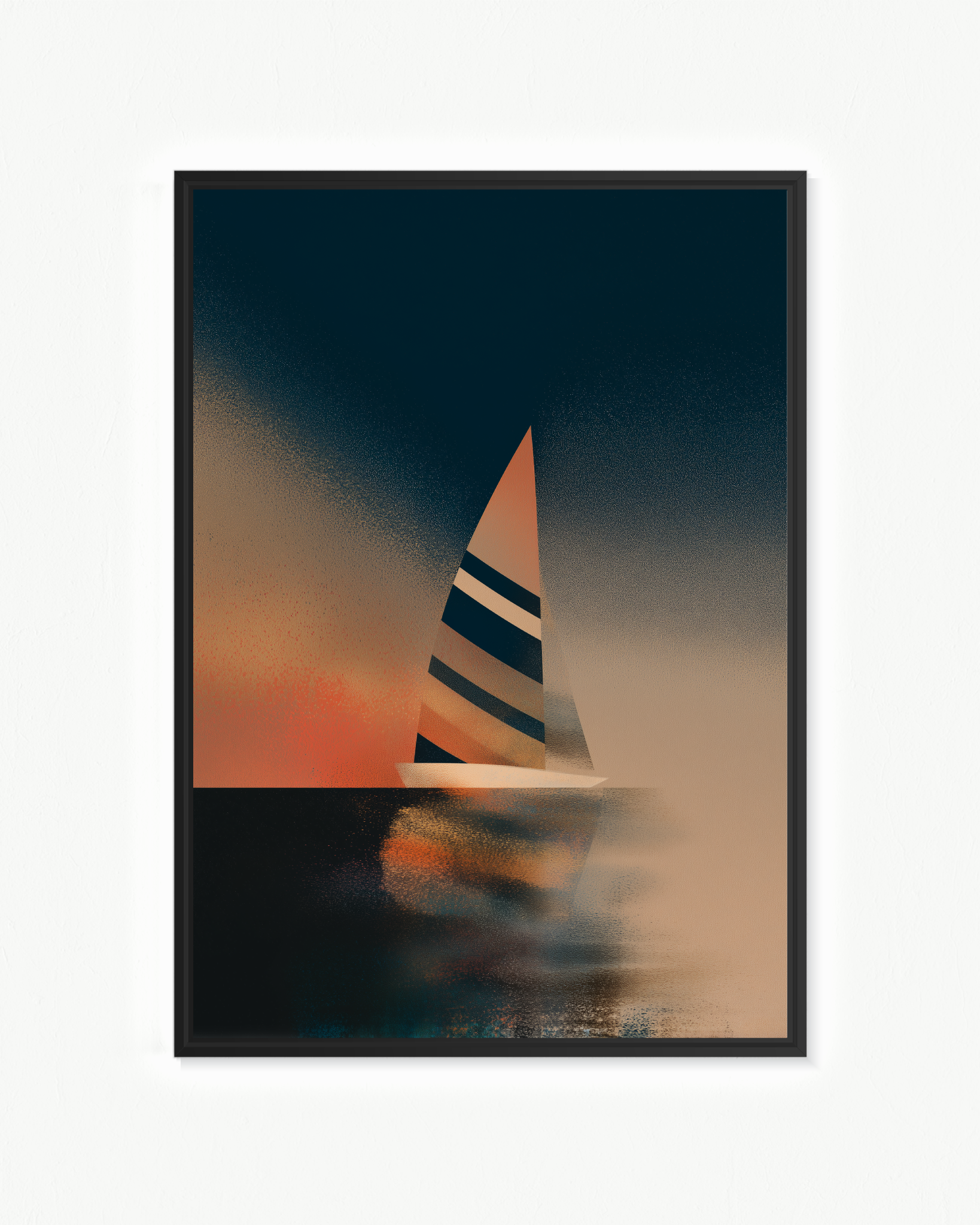 La salida del puerto · 70 × 100 cm