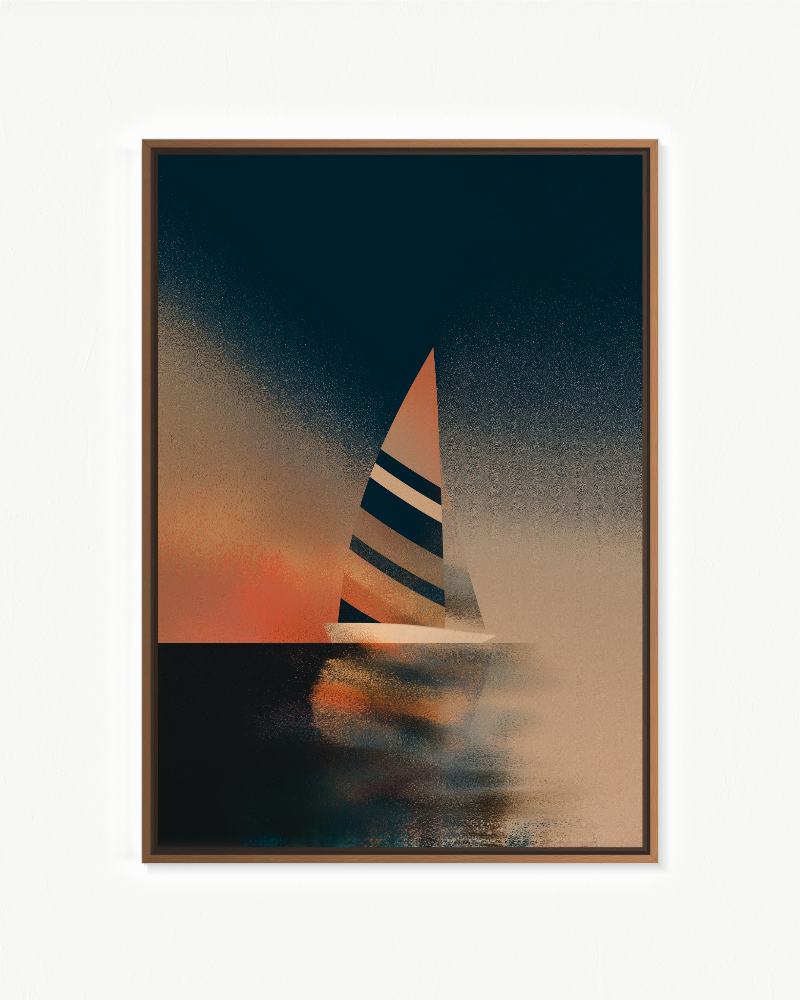 La salida del puerto · 70 × 100 cm