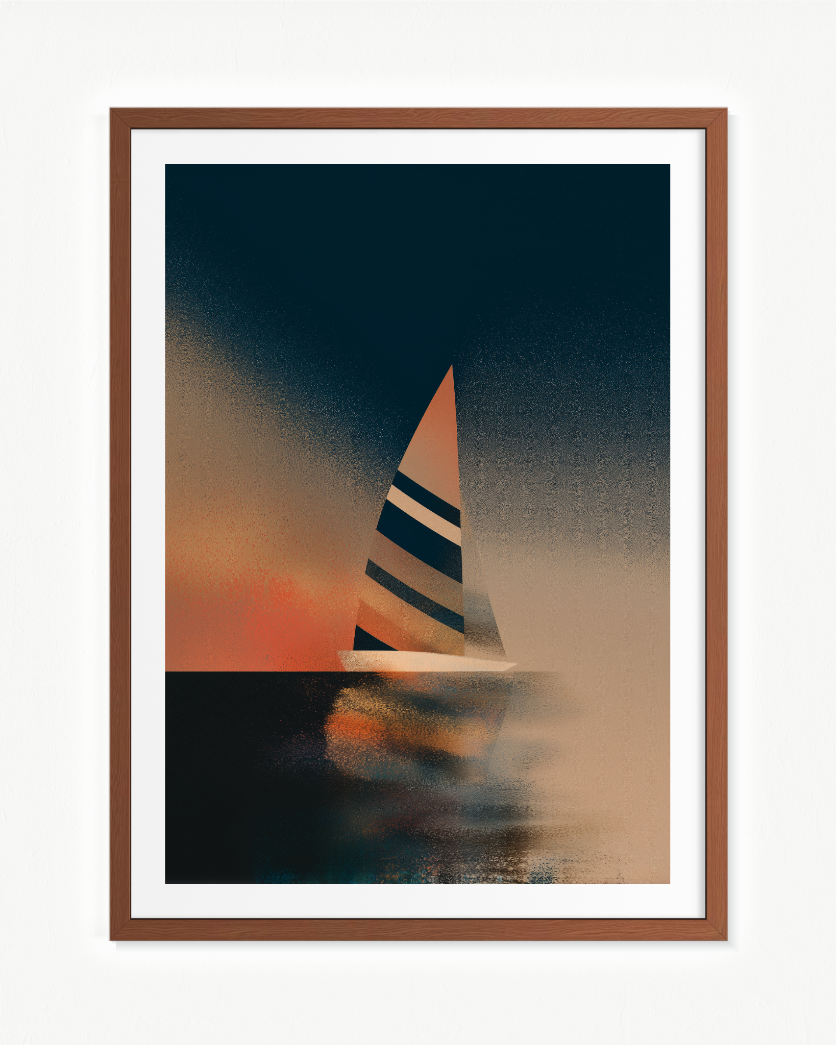 La salida del puerto · 70 × 100 cm