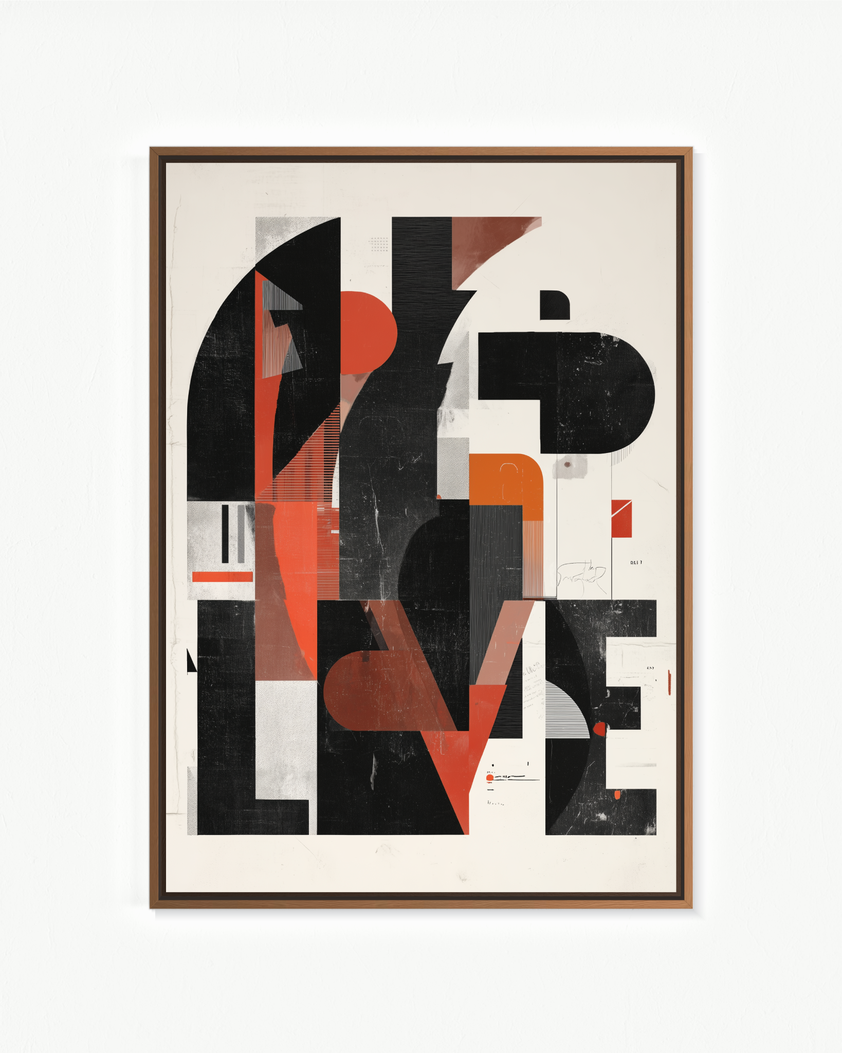 La fabricación de las palabras. · 70 × 100 cm