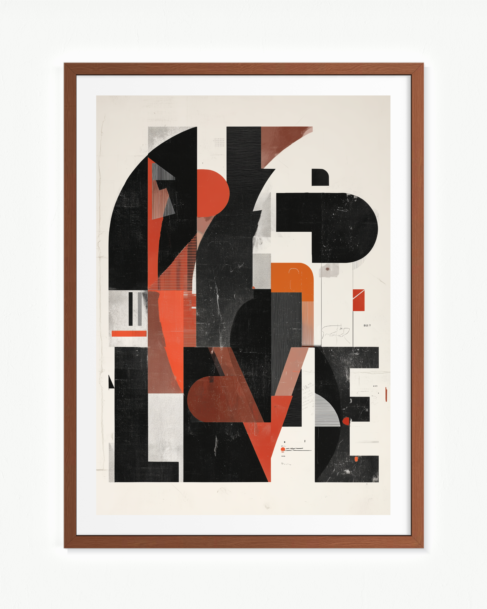 La fabricación de las palabras. · 70 × 100 cm