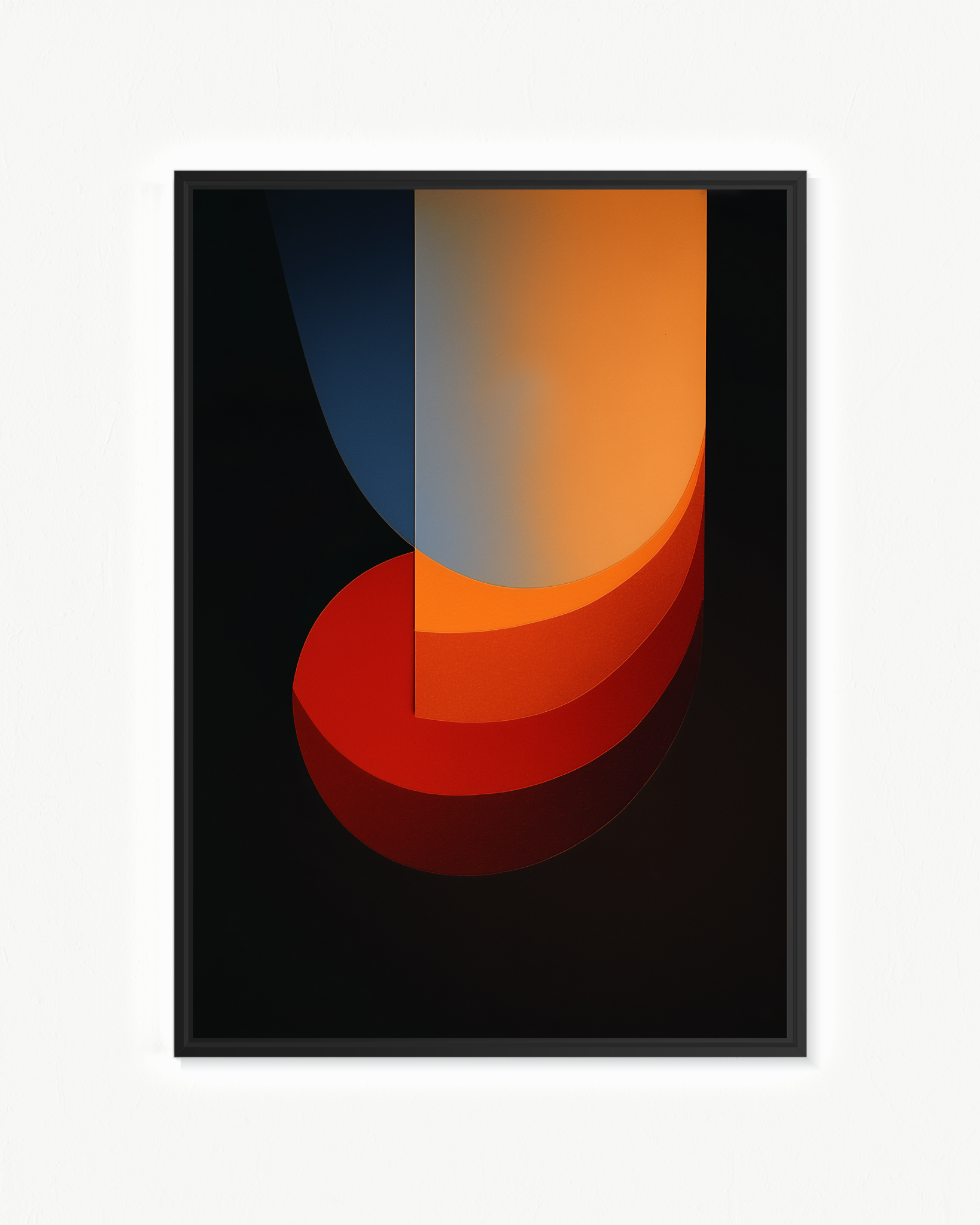 Veladuras verticales · 70 × 100 cm