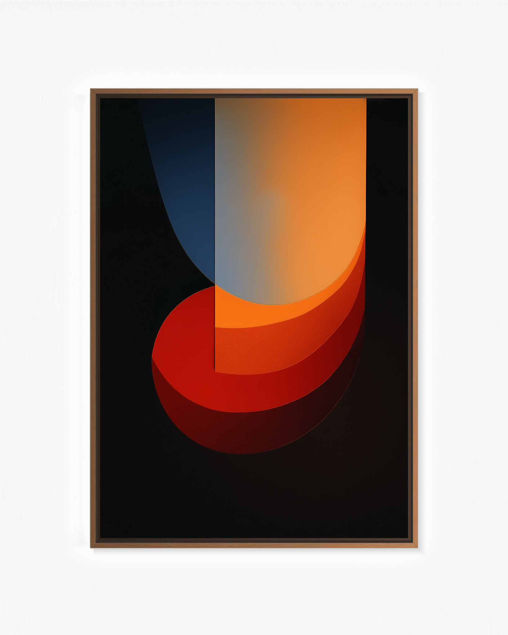 Veladuras verticales · 70 × 100 cm