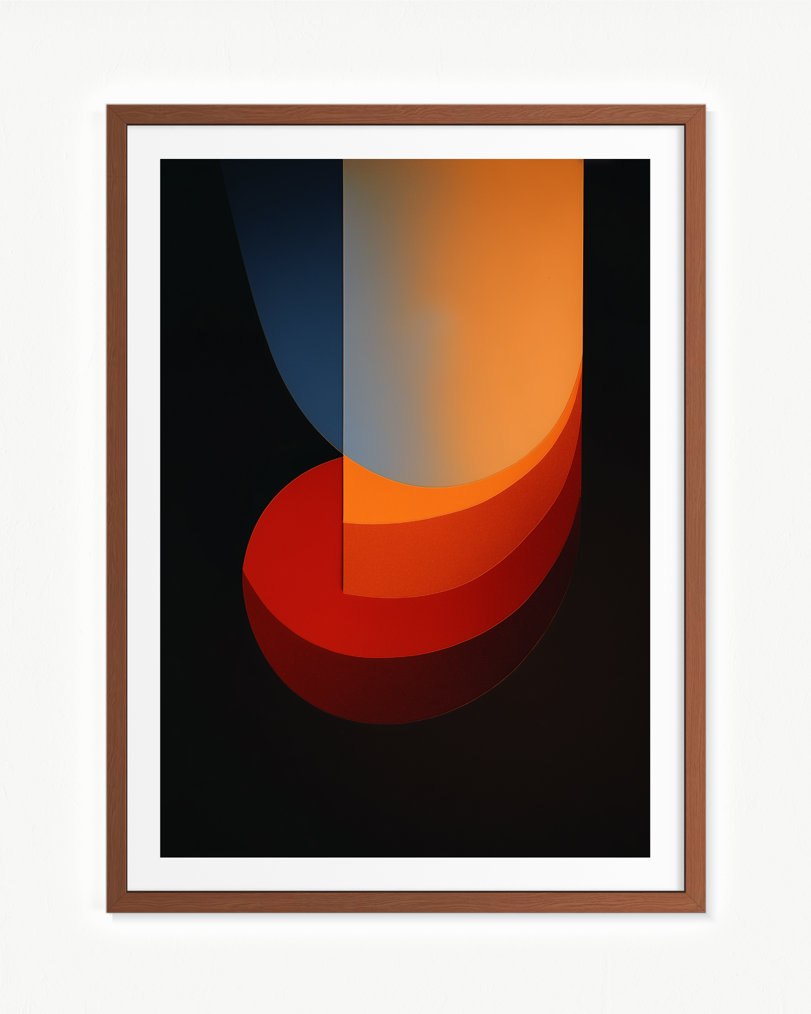 Veladuras verticales · 70 × 100 cm