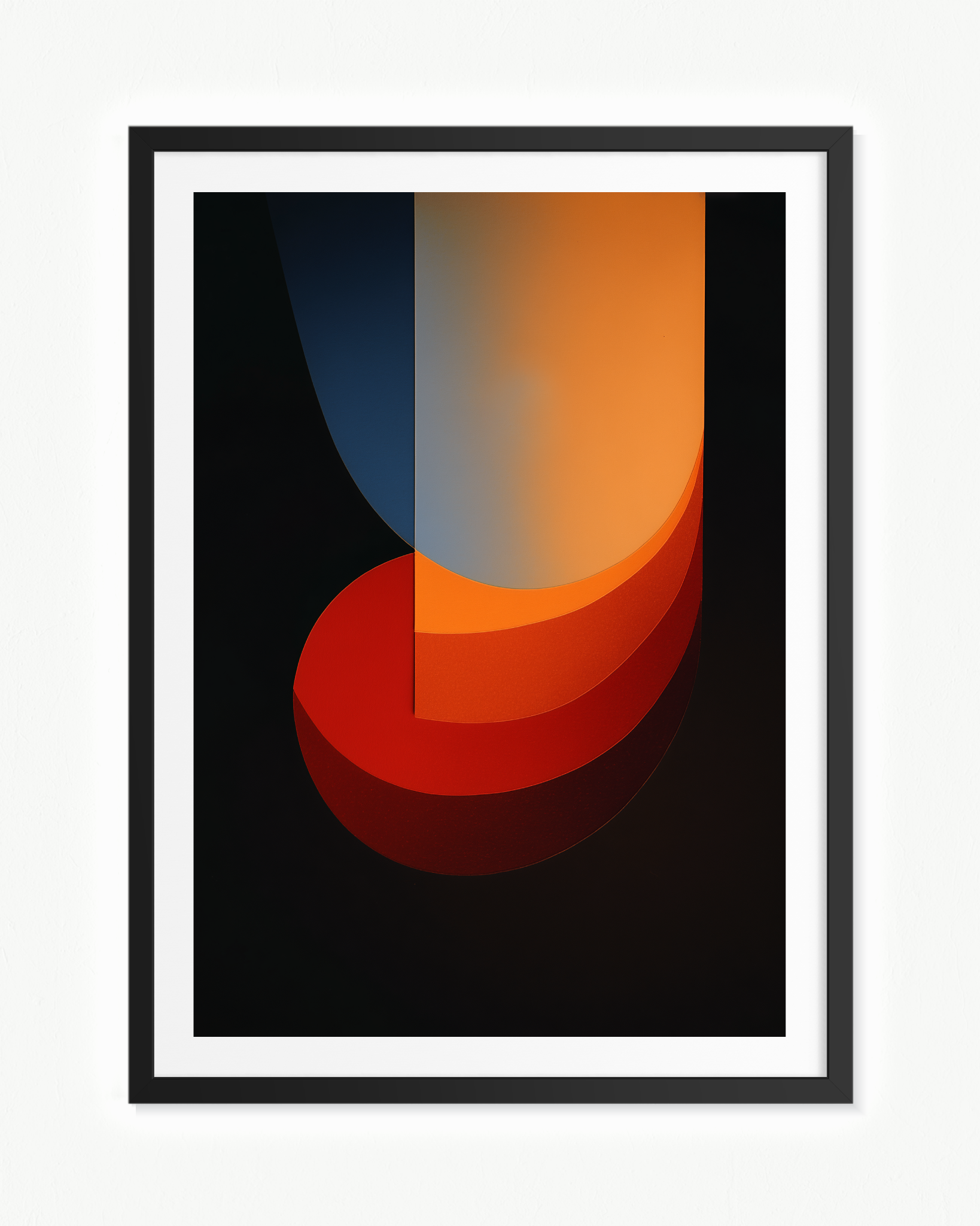 Veladuras verticales · 70 × 100 cm