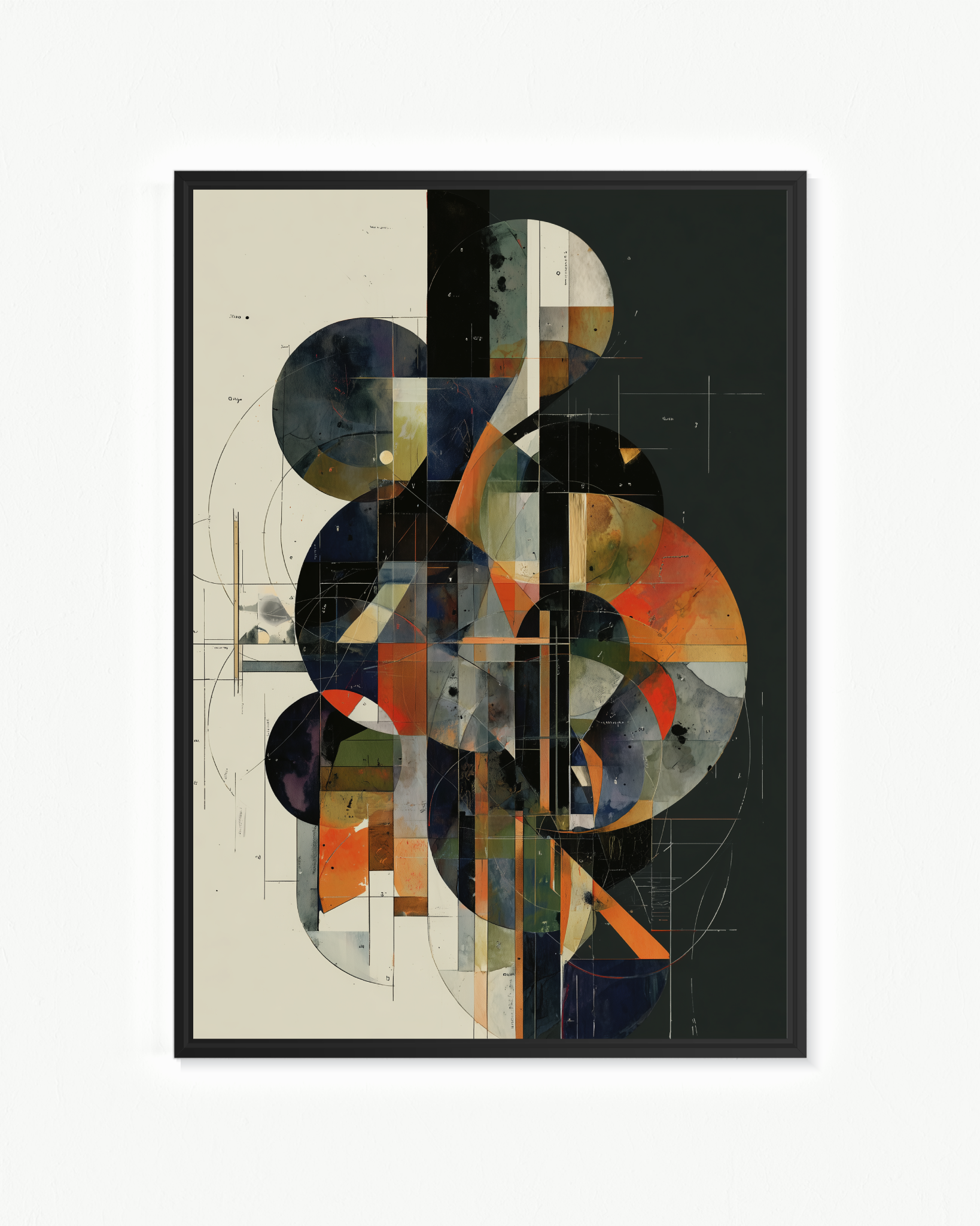 La formación del sueño. — Flotante Marrón, 70 × 100 cm