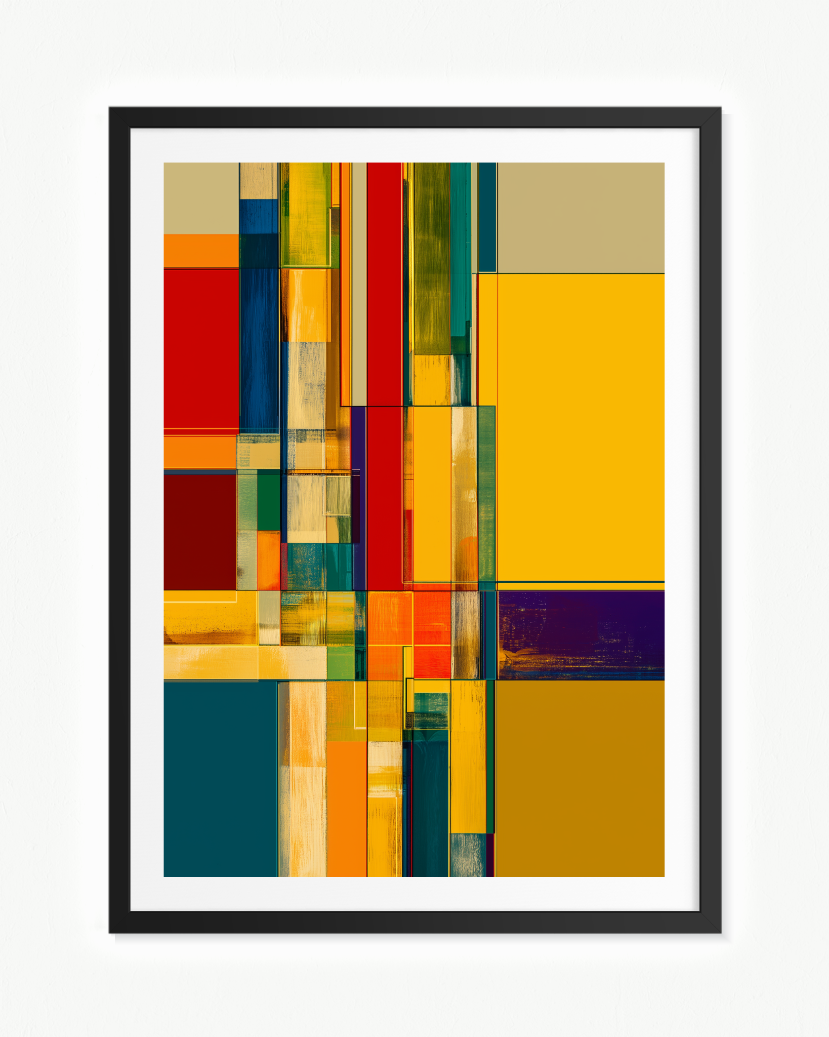 La disfuncion del vitral · 70 × 100 cm