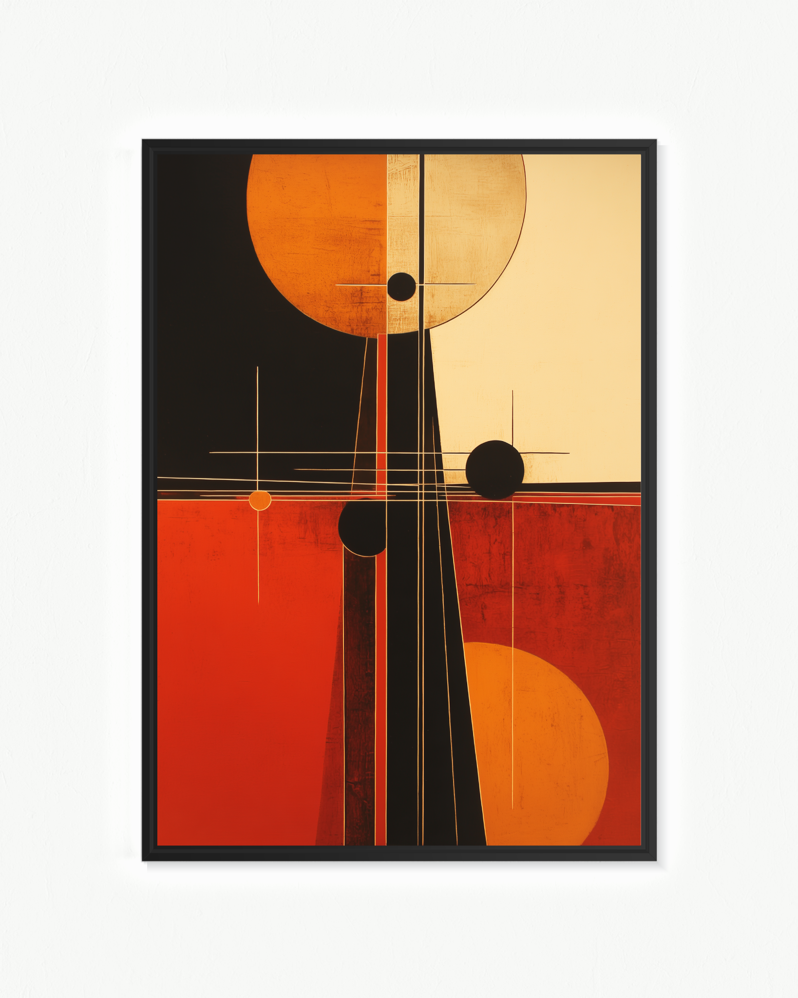El observatorio — Flotante Marrón, 70 × 100 cm